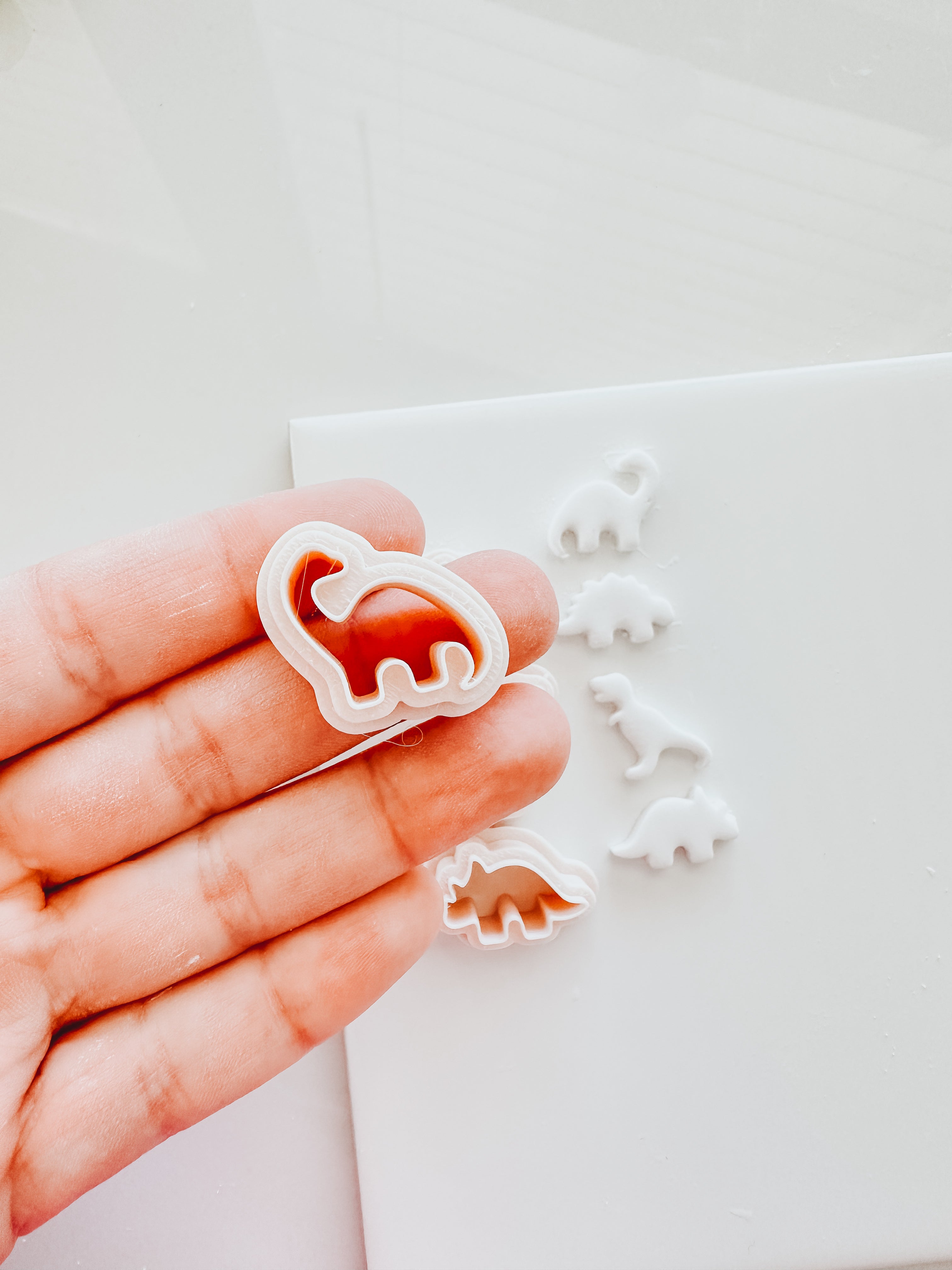 Dino Stud Clay Cutter Set Of 4