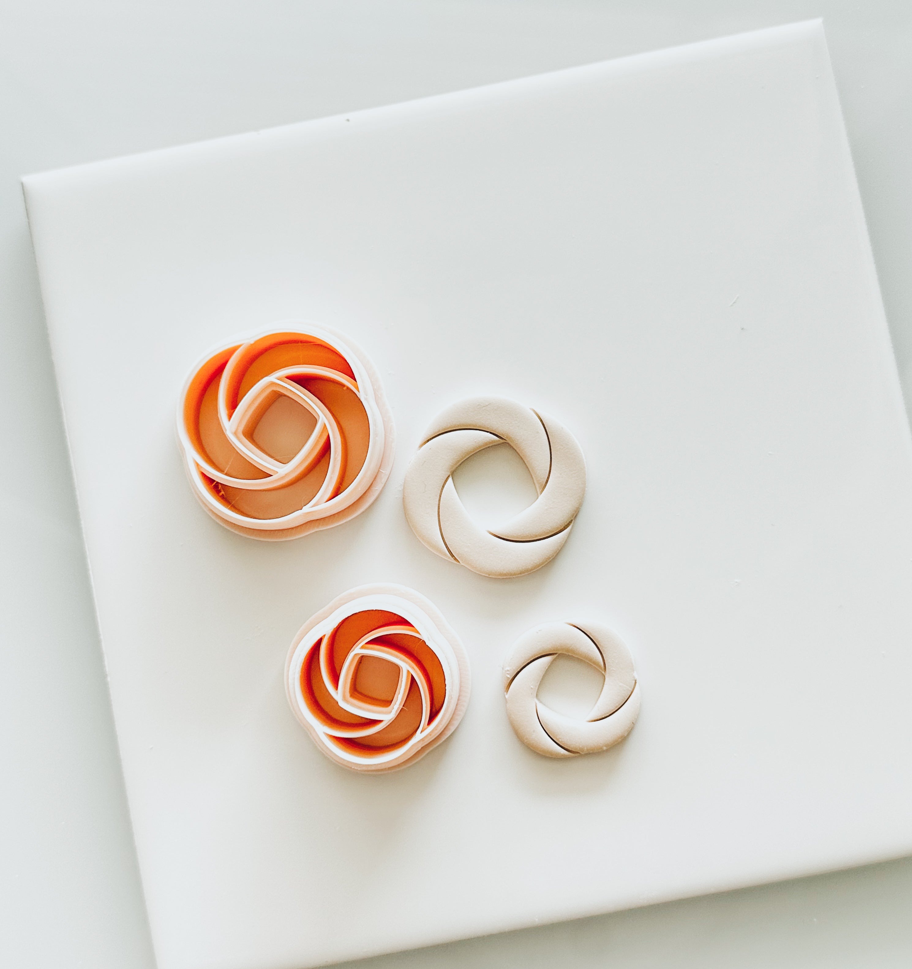 Livvy Embossed Clay Earring Cutter