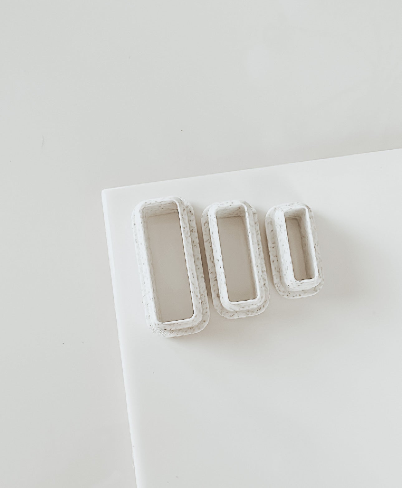 Amelia Simple Rectangle Stud Clay Cutter