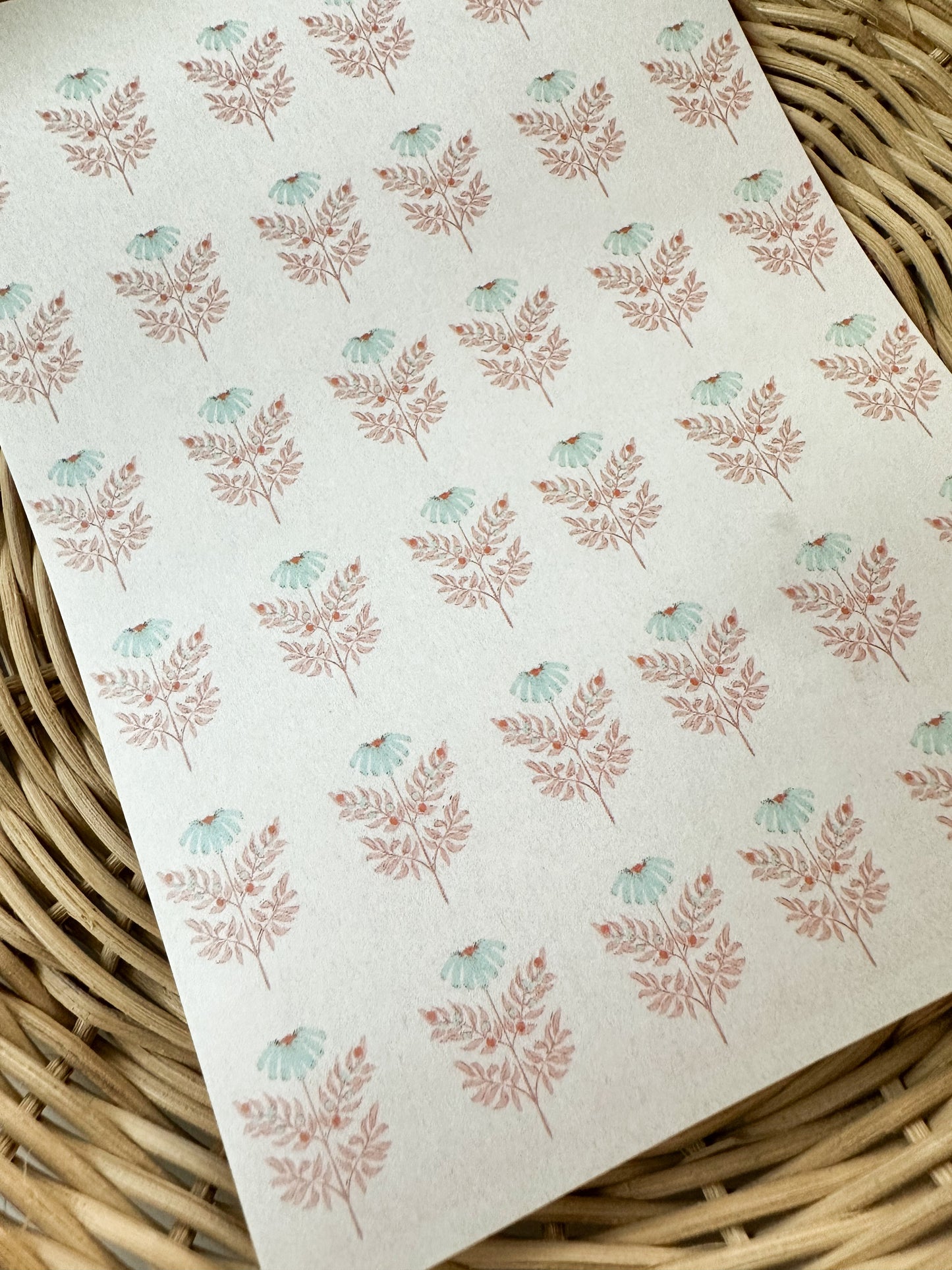 221 Vintage Stems Transfer Paper