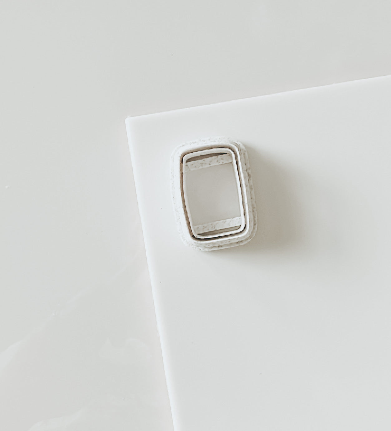 Basil Organic Embossed Square Clay Cutter