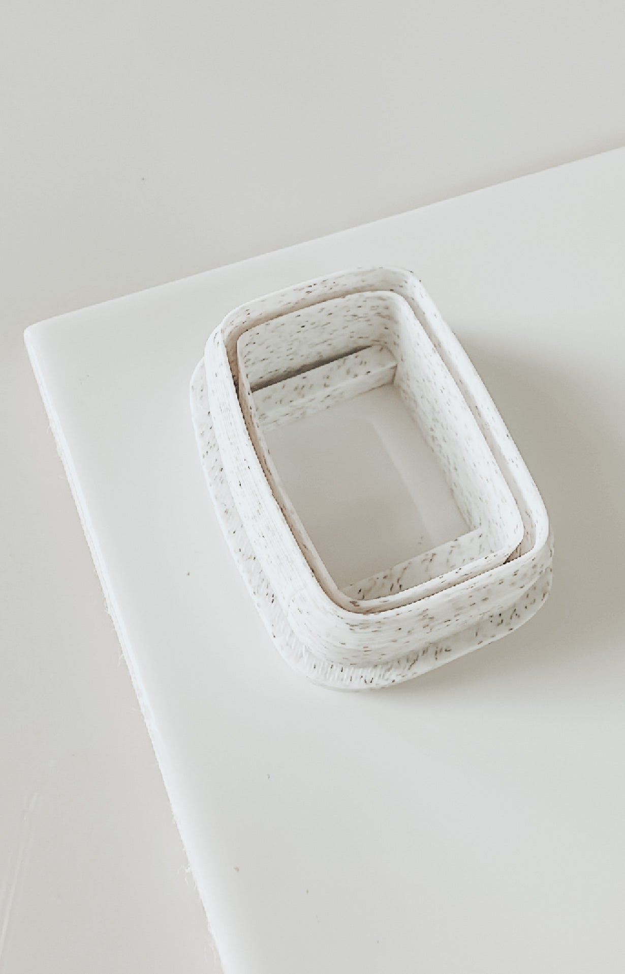 Basil Organic Embossed Square Clay Cutter