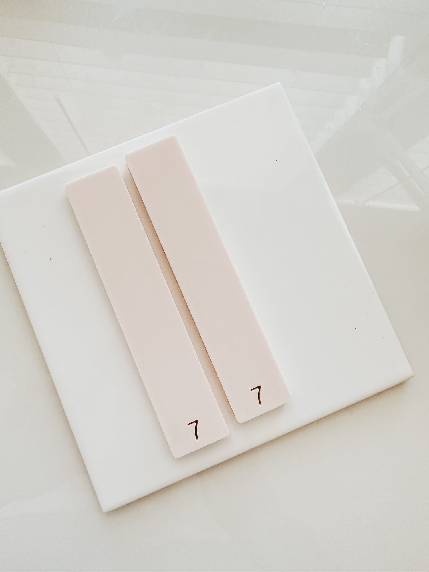 Set of 2 Thickness Guides For Clay Cutters