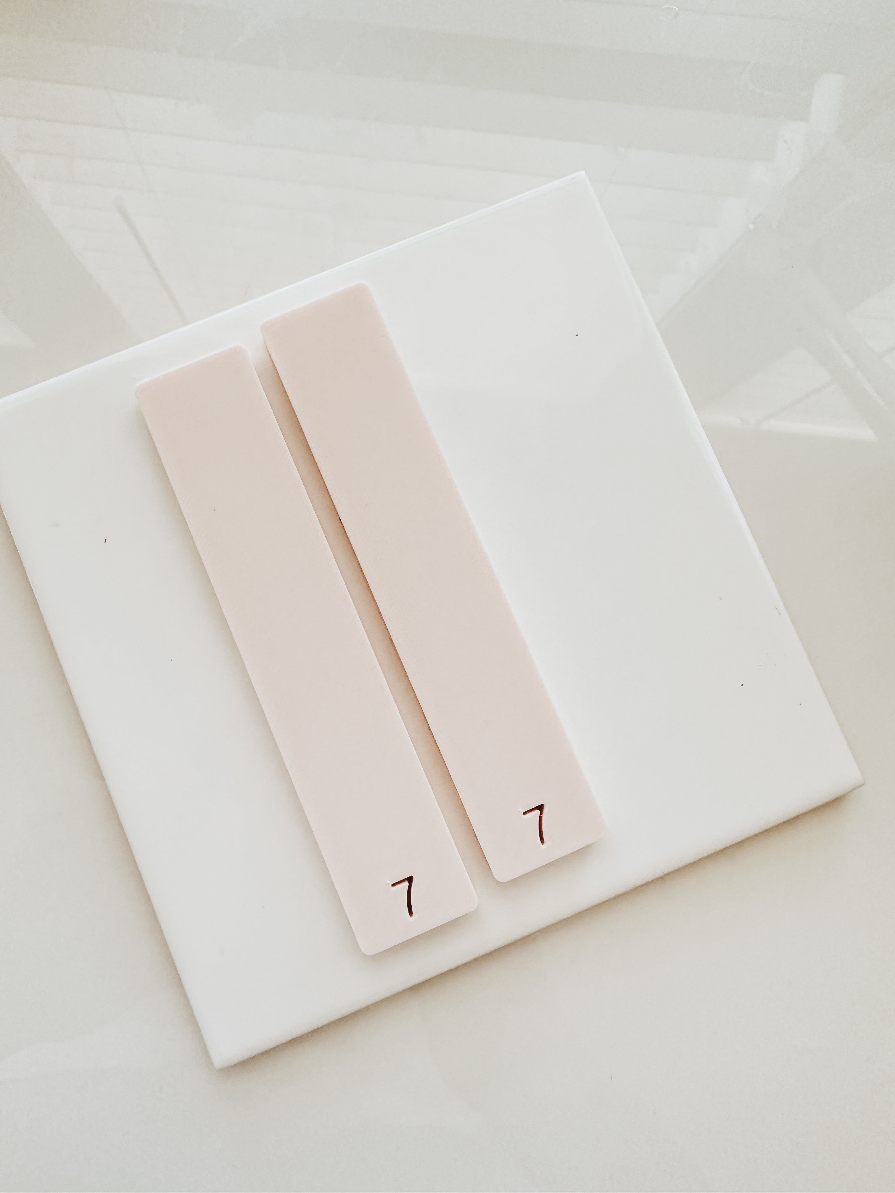 Set of 2 Thickness Guides For Clay Cutters