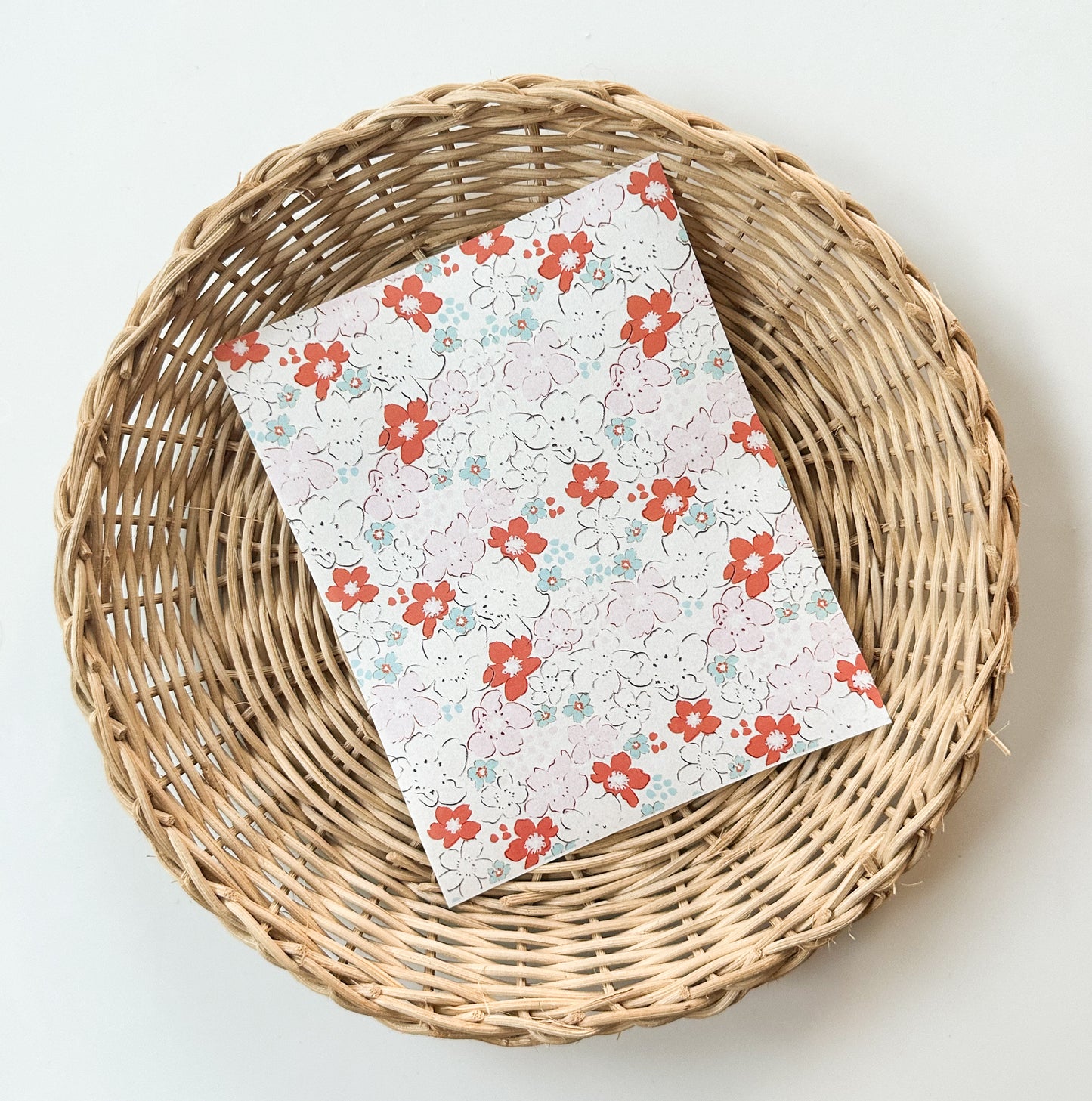 223 Coral Floral Transfer Paper