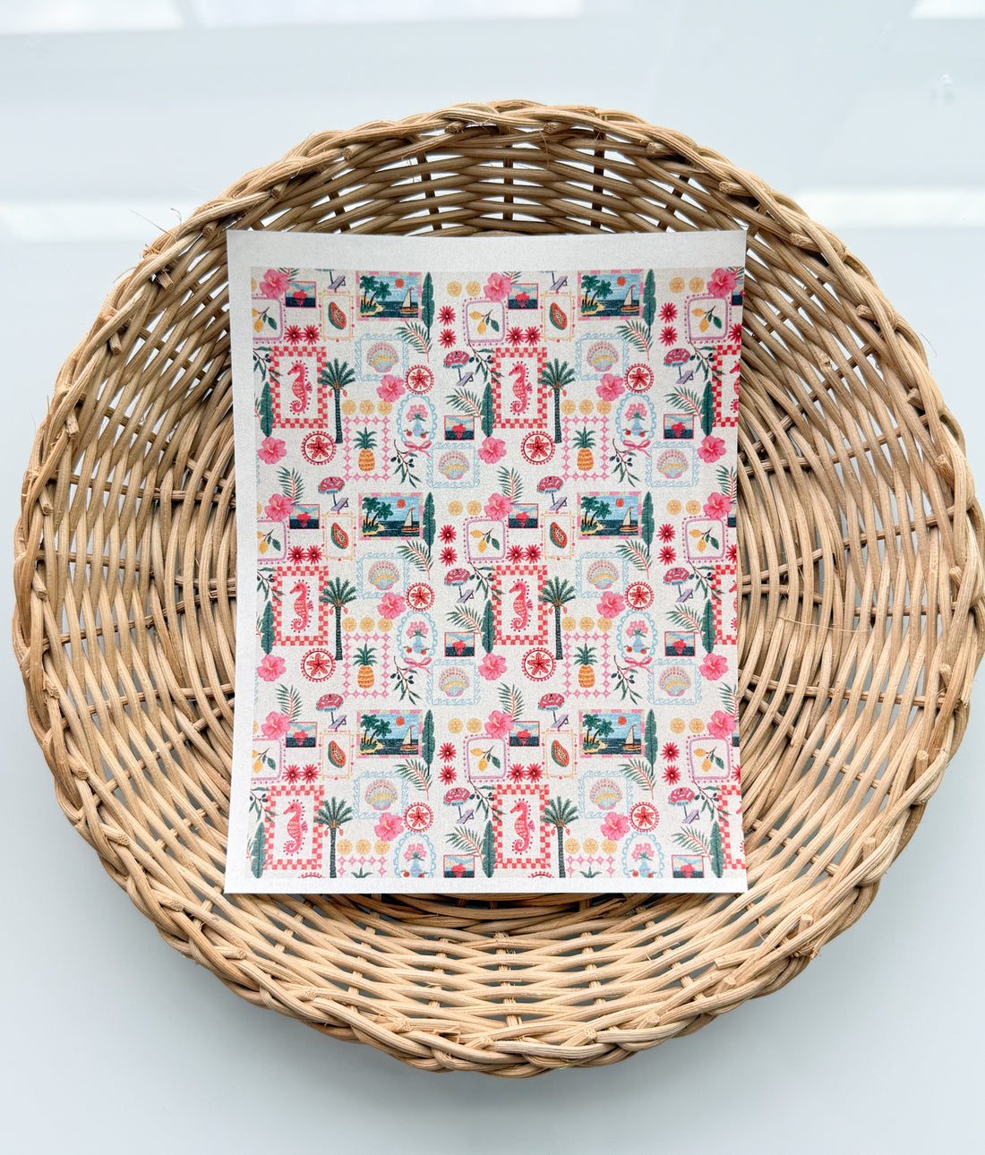 Vintage Tropical Transfer Paper