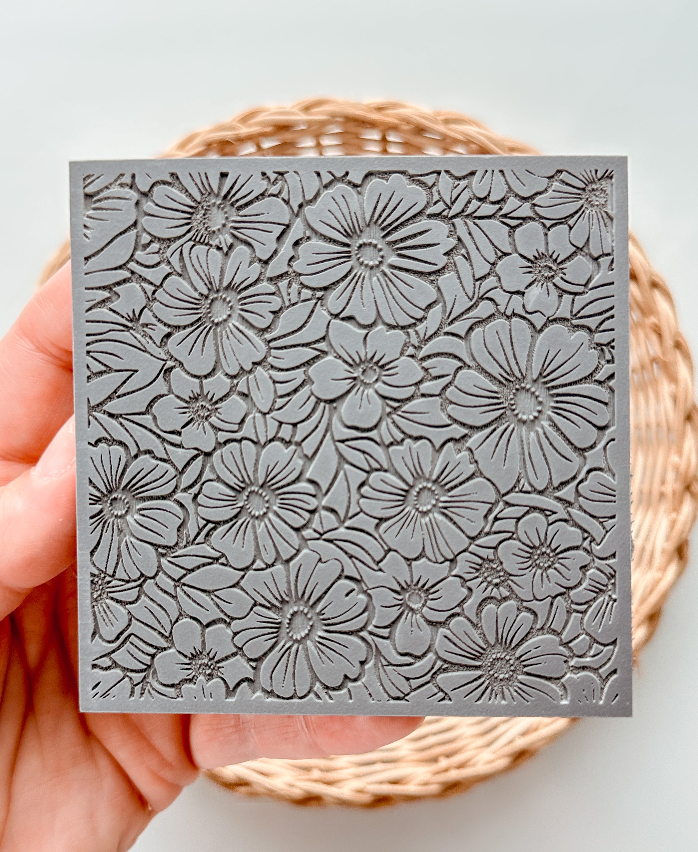 Big Flower Artist Autumn Texture Mat