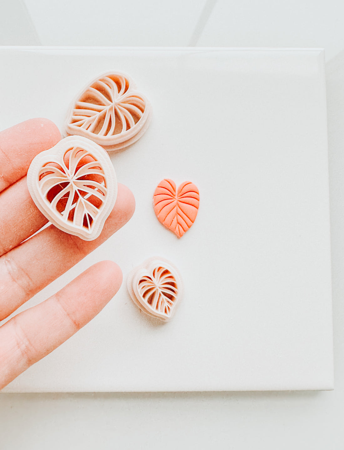 Colocasia Leaf Clay Cutter