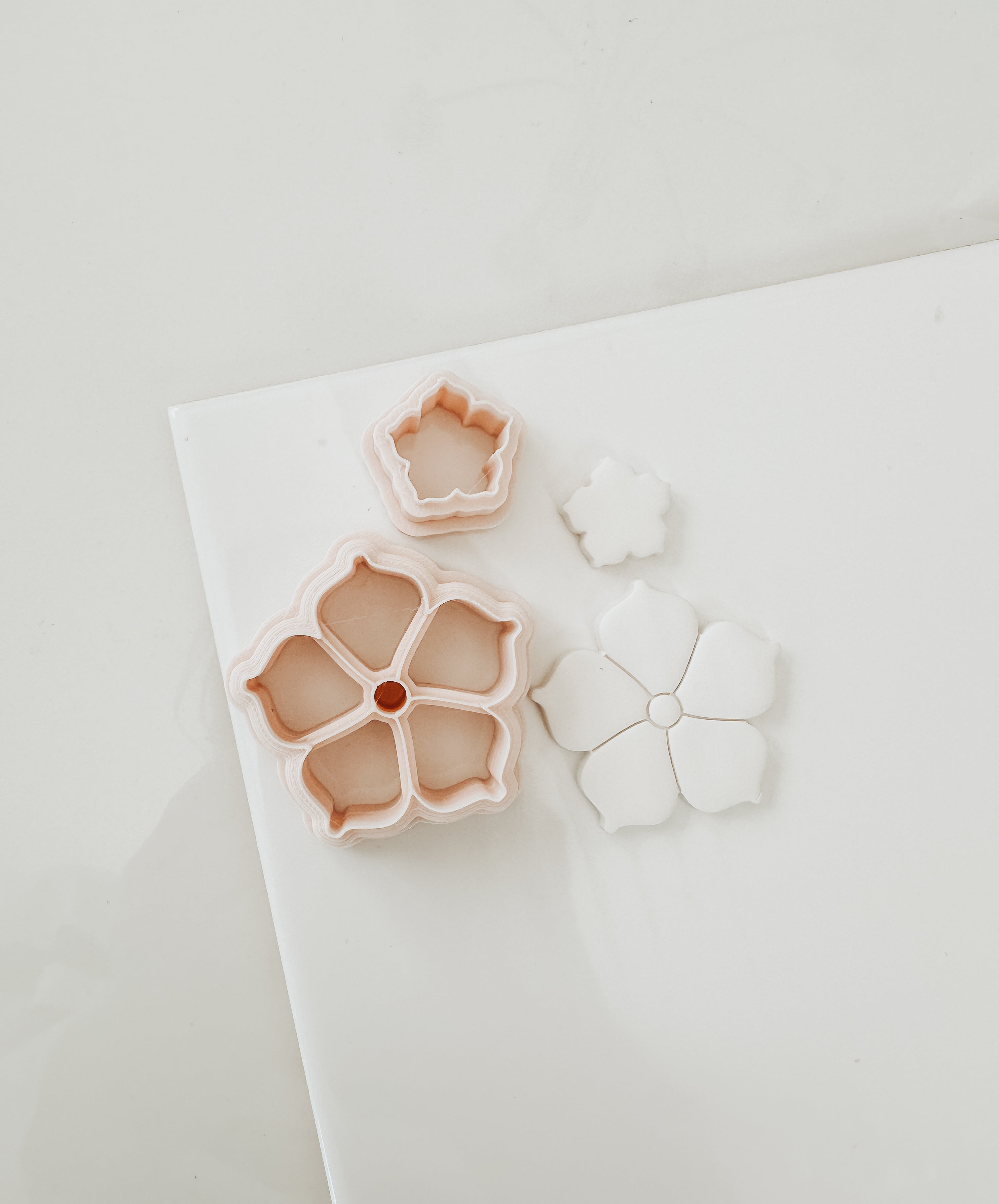 Gwen Flower Clay Cutter 1.75” Total