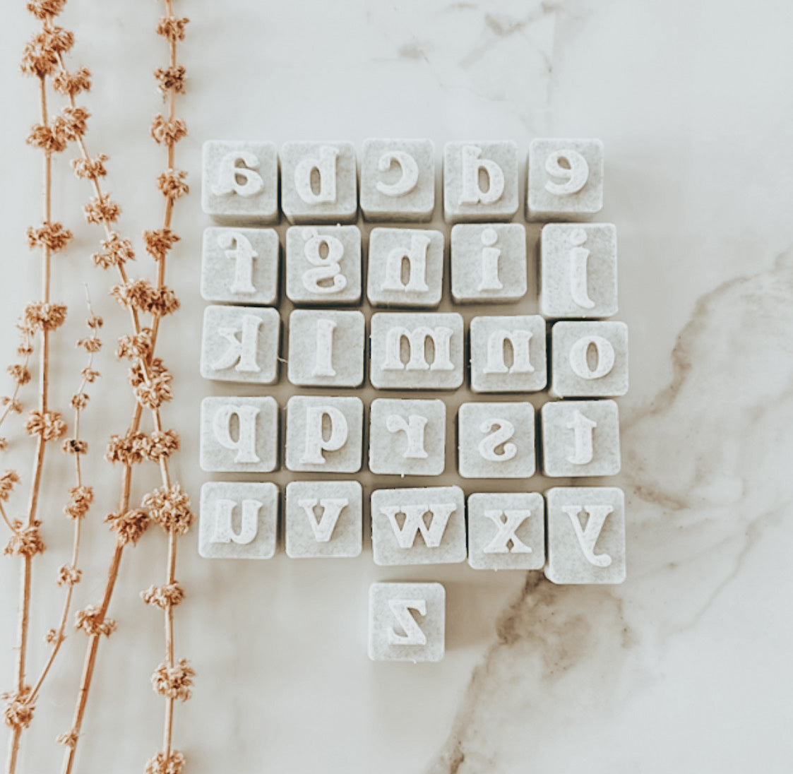 Boho Letter Stamps - 0.50"