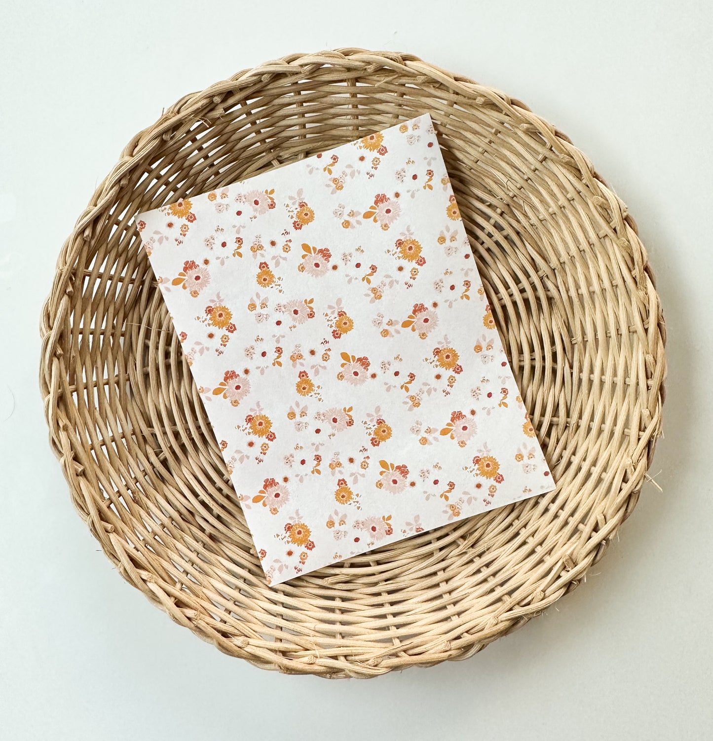 220 Dainty Boho Floral Transfer Paper