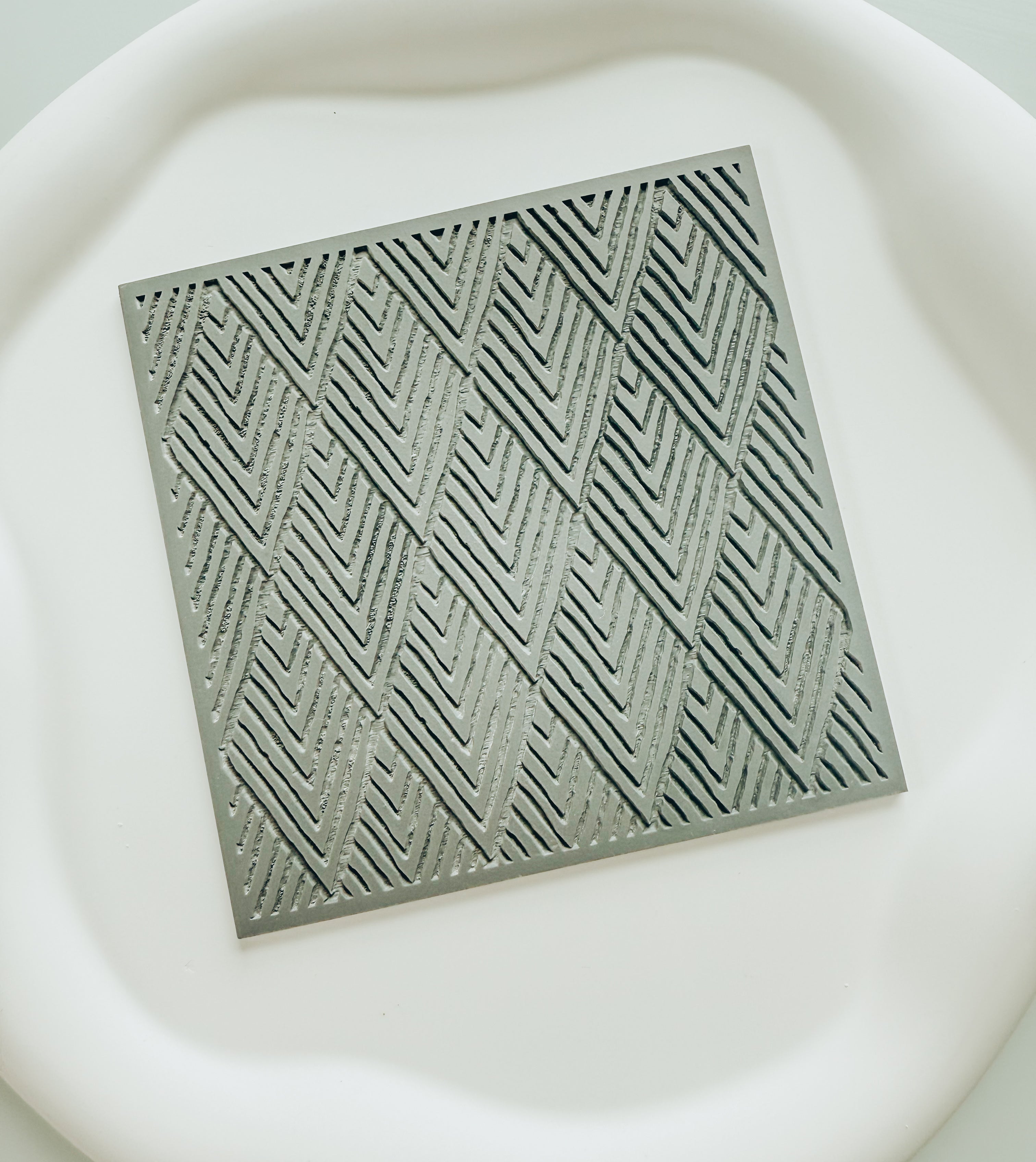 Stacked Diamond Texture Mat