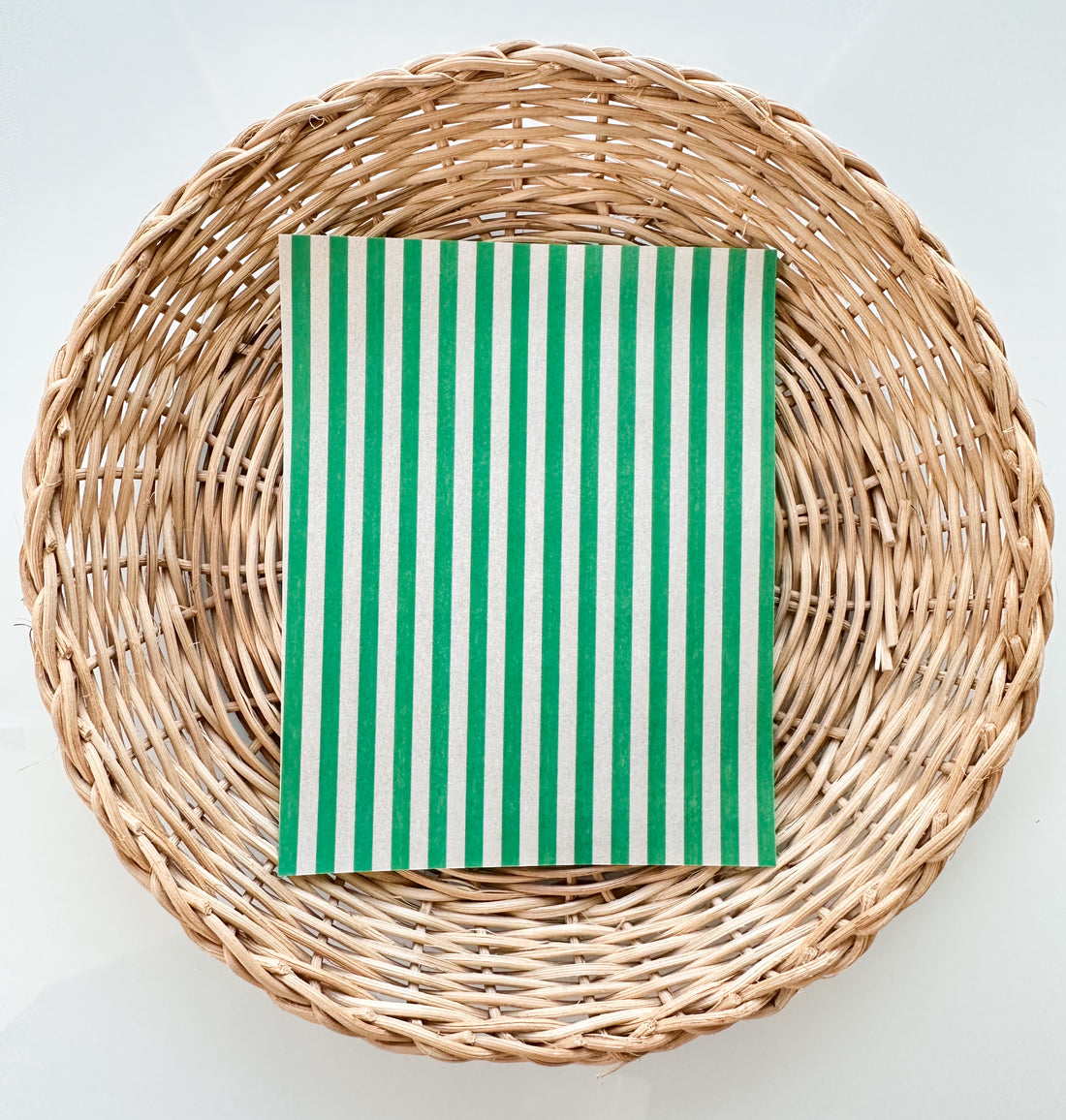 Summer 11 Green Stripes Transfer Paper