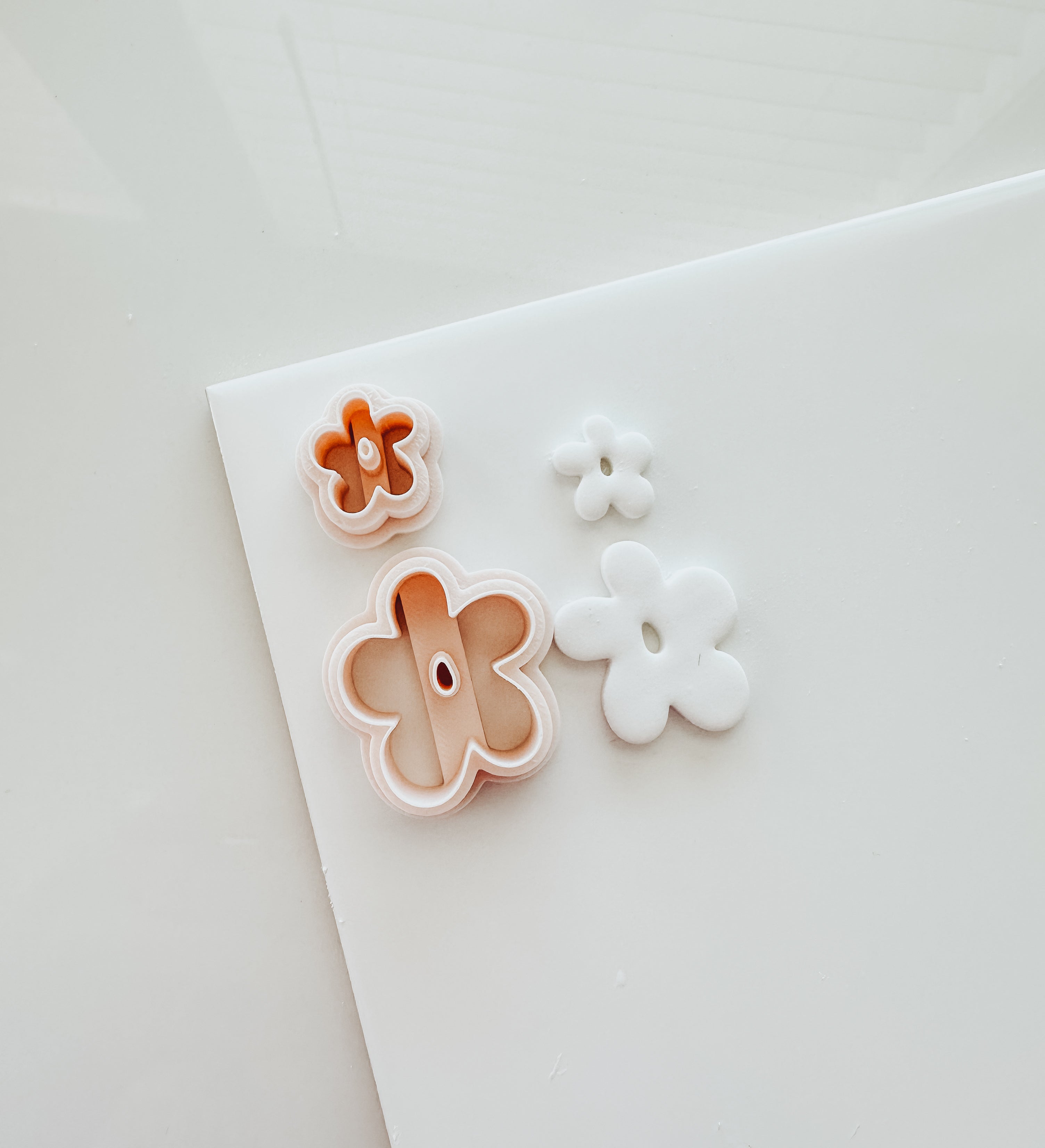 Jasmine Flower Clay Cutter 2 Piece Set