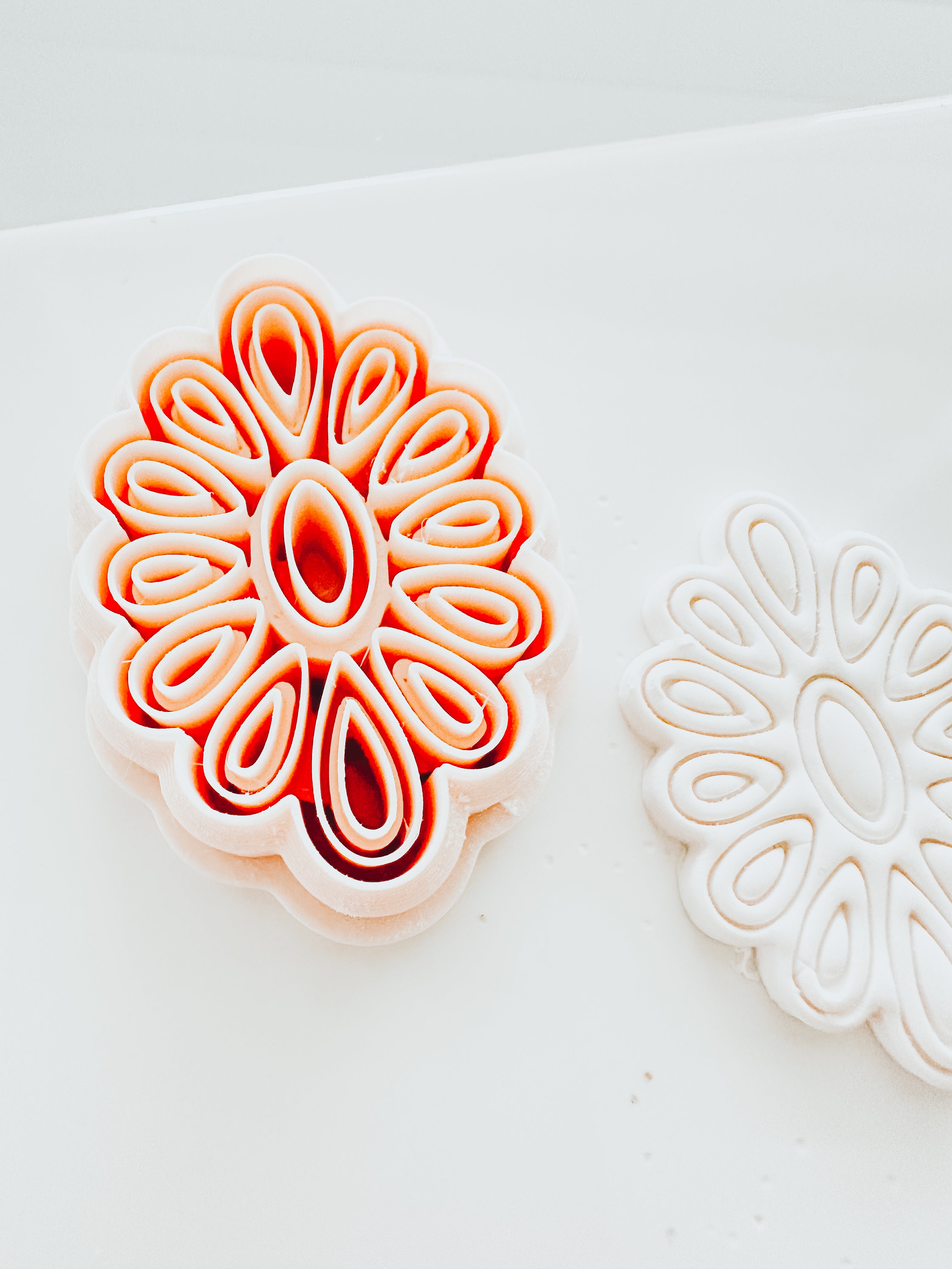 Serena Squash Blossom Inspired Clay Cutter