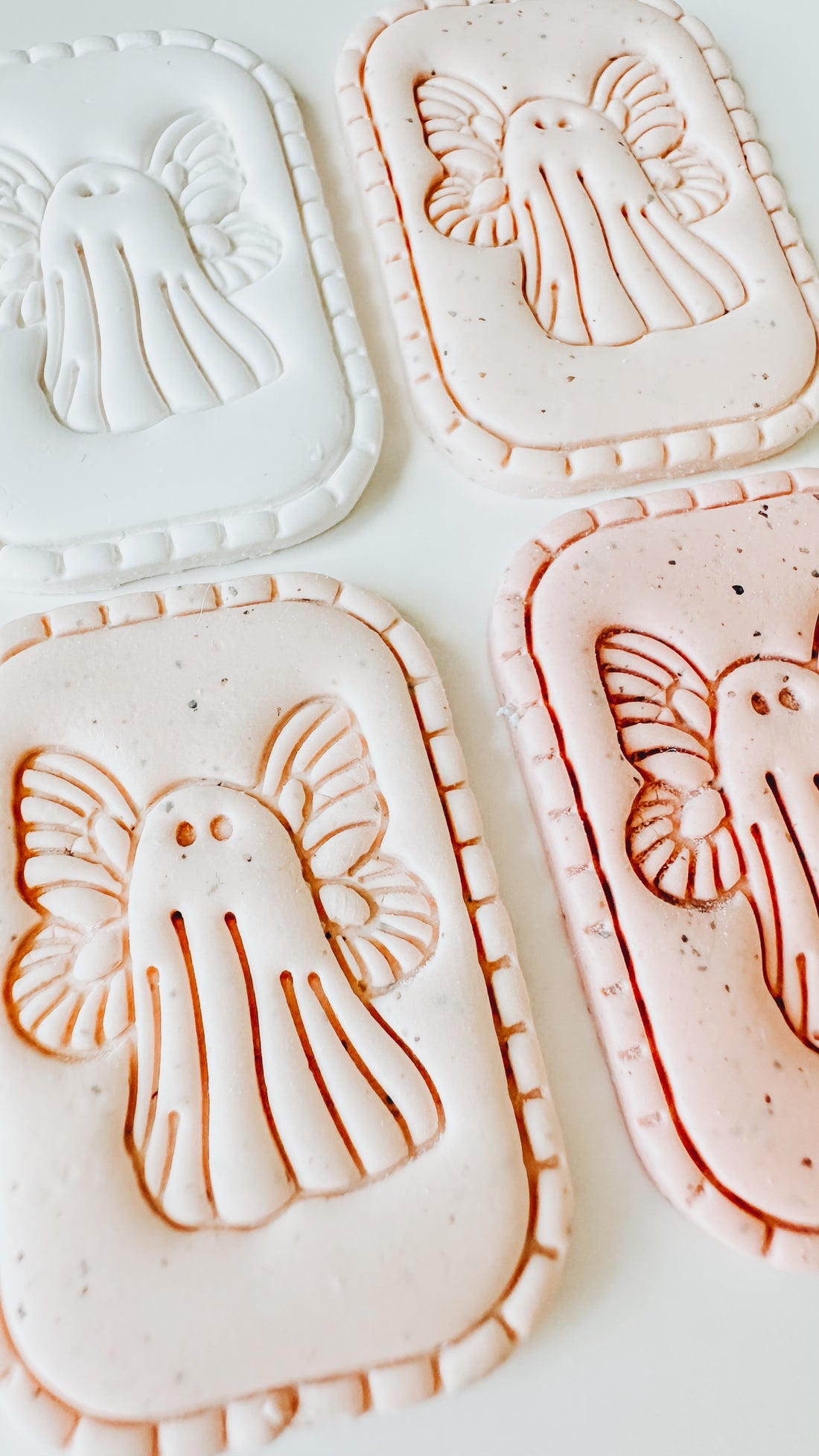 Framed Butterfly Ghosty Halloween Clay Cutters