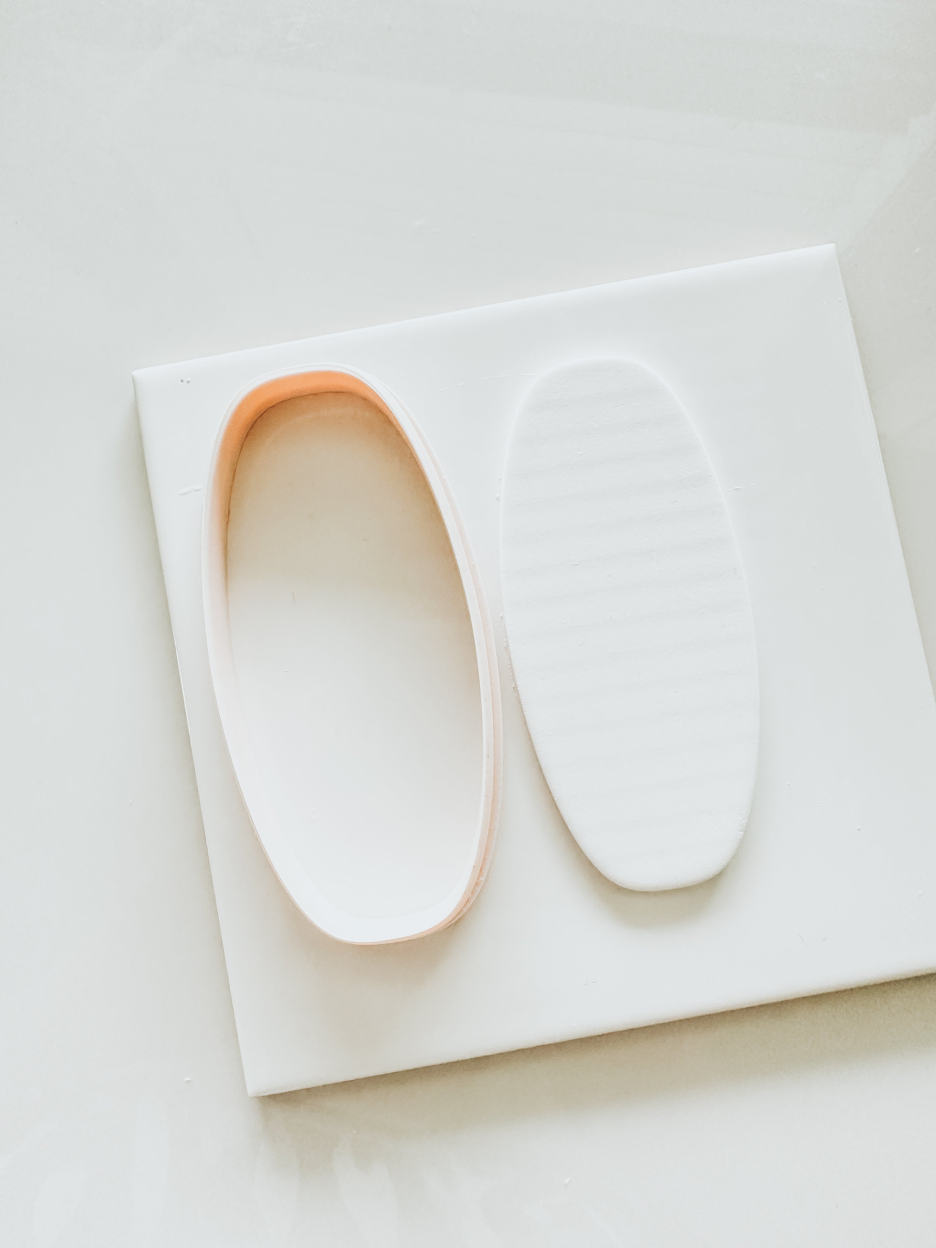 Large Oval Barrette Clay Cutter