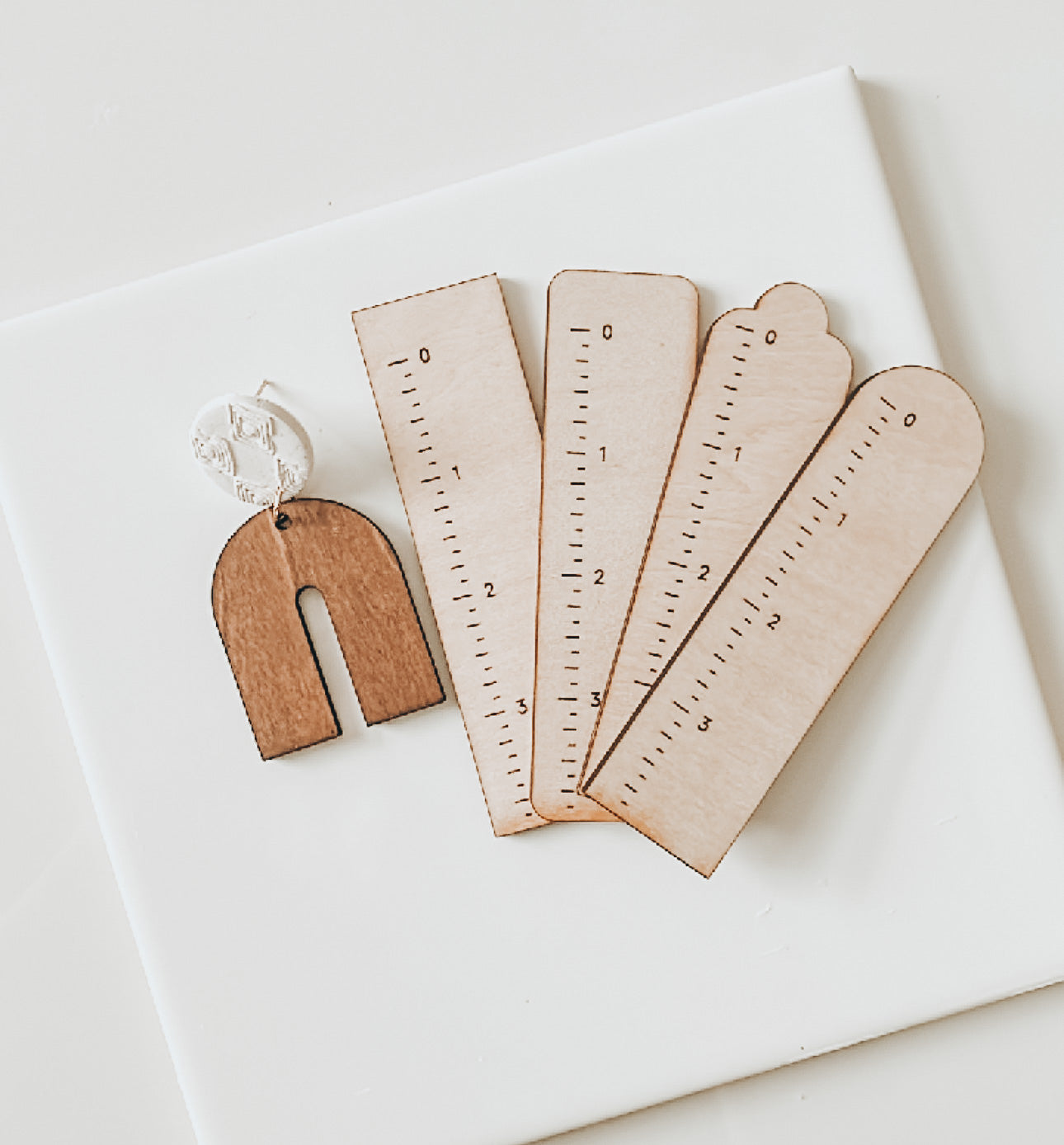 Wooden Jewelry Rulers