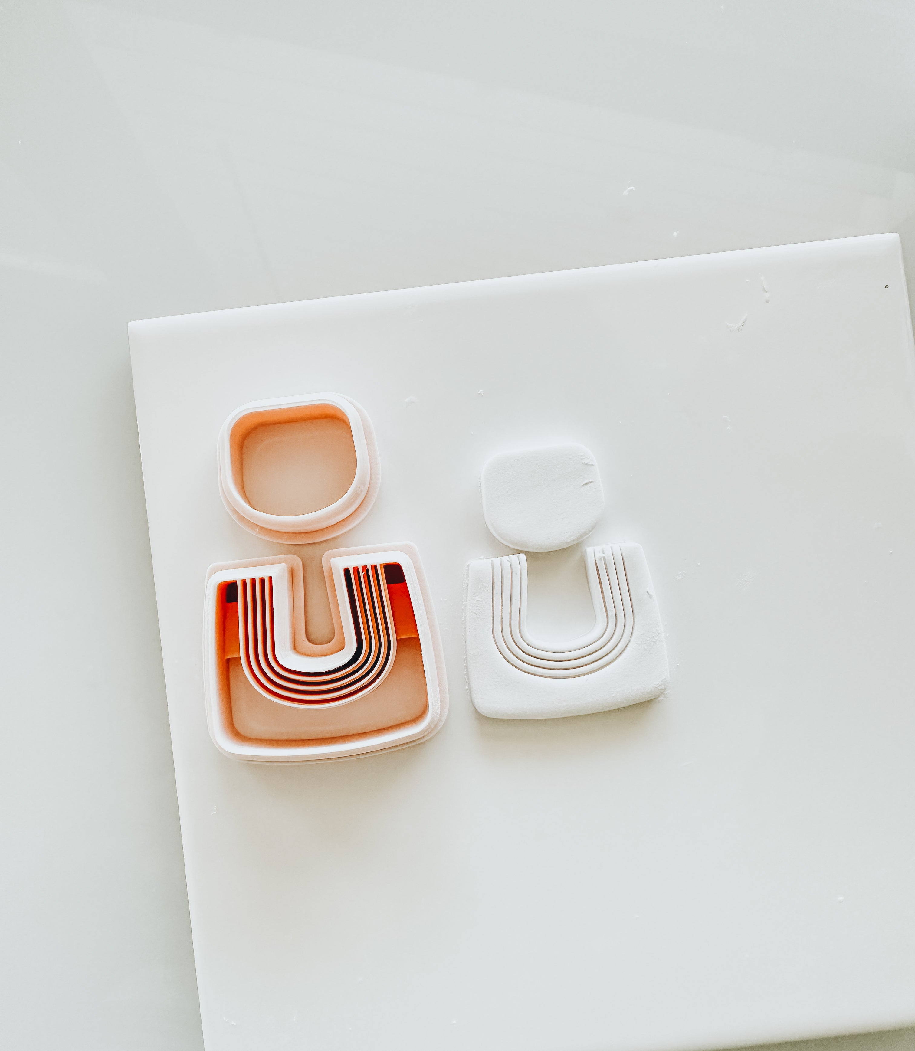 Azelia Embossed Two Piece Clay Cutter Set