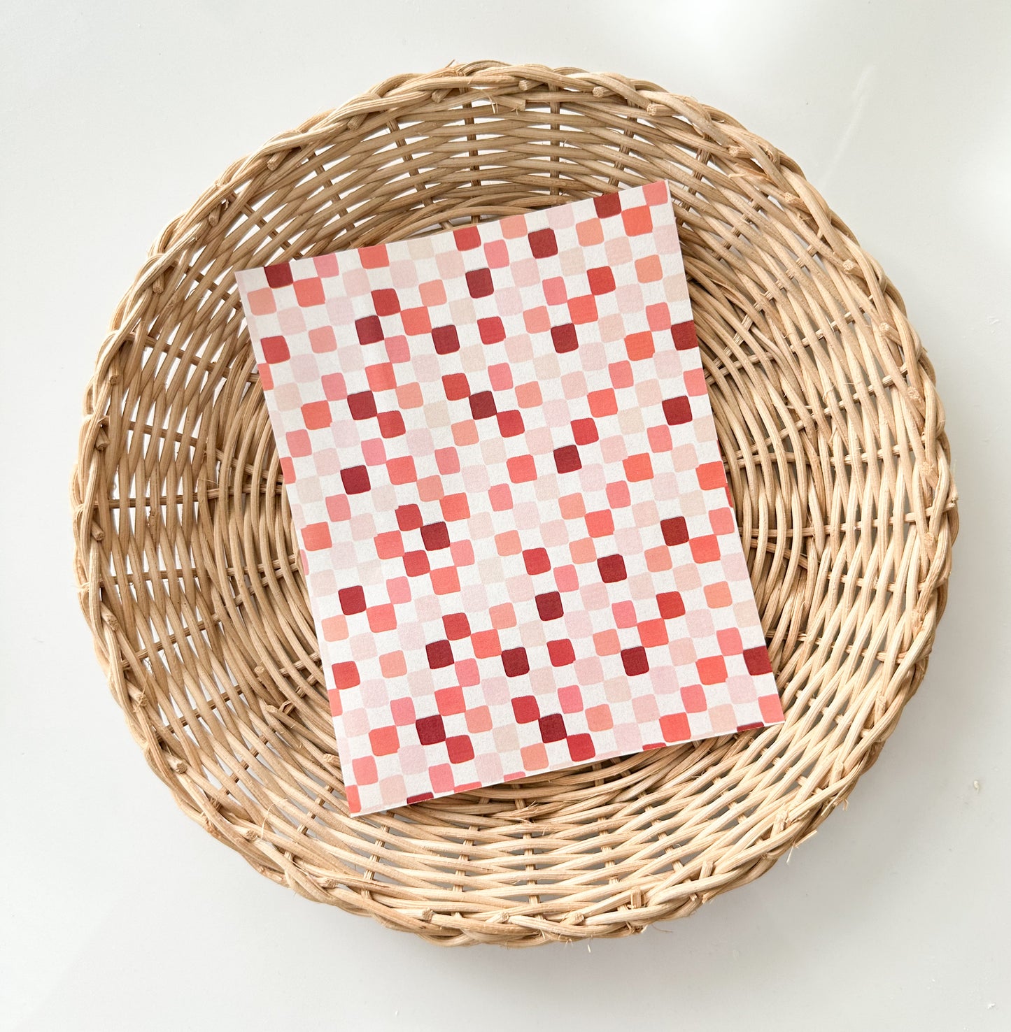 239 Shade of Pink Checkered Transfer Paper
