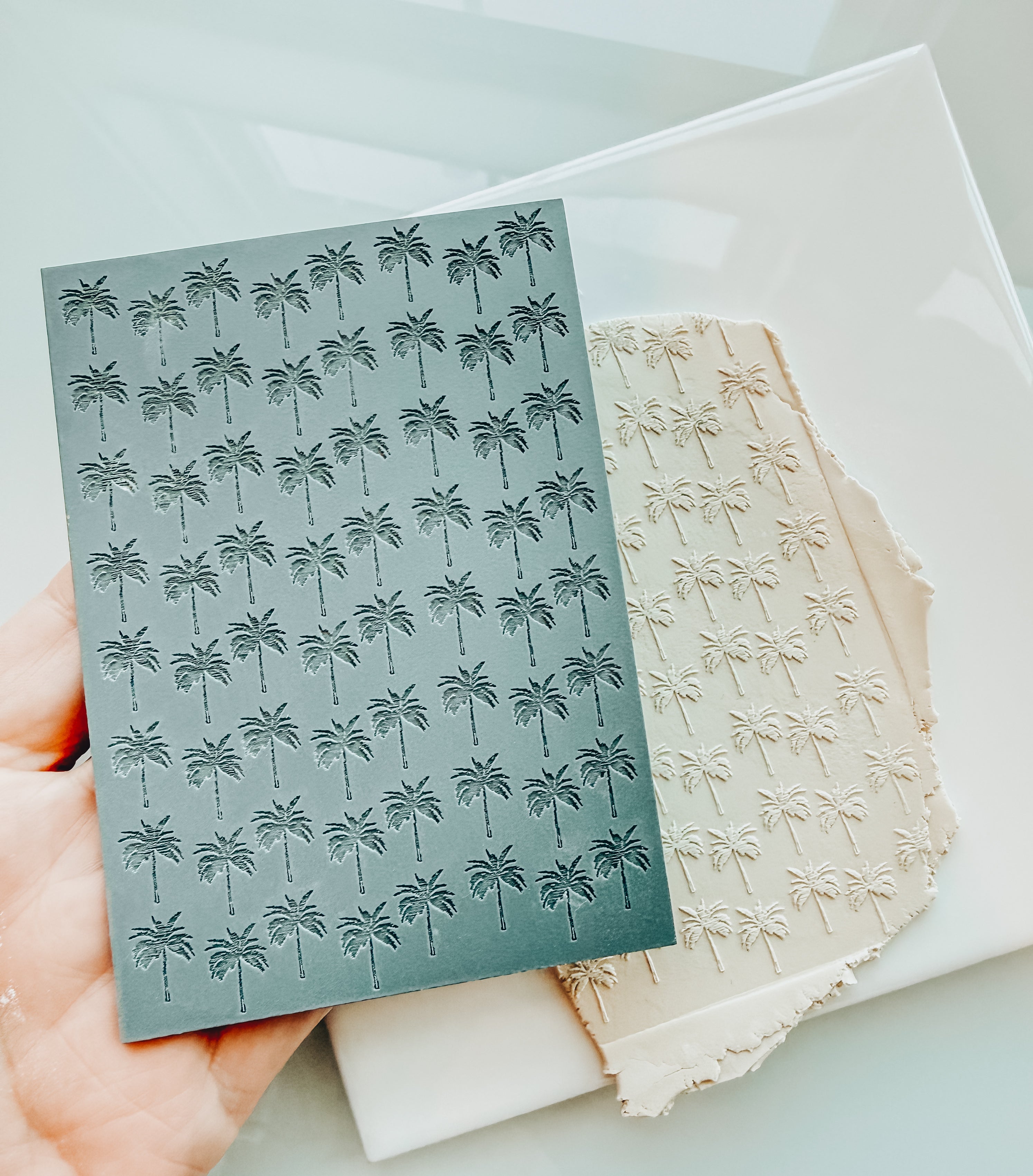 West Coast Palm Clay Texture Mat