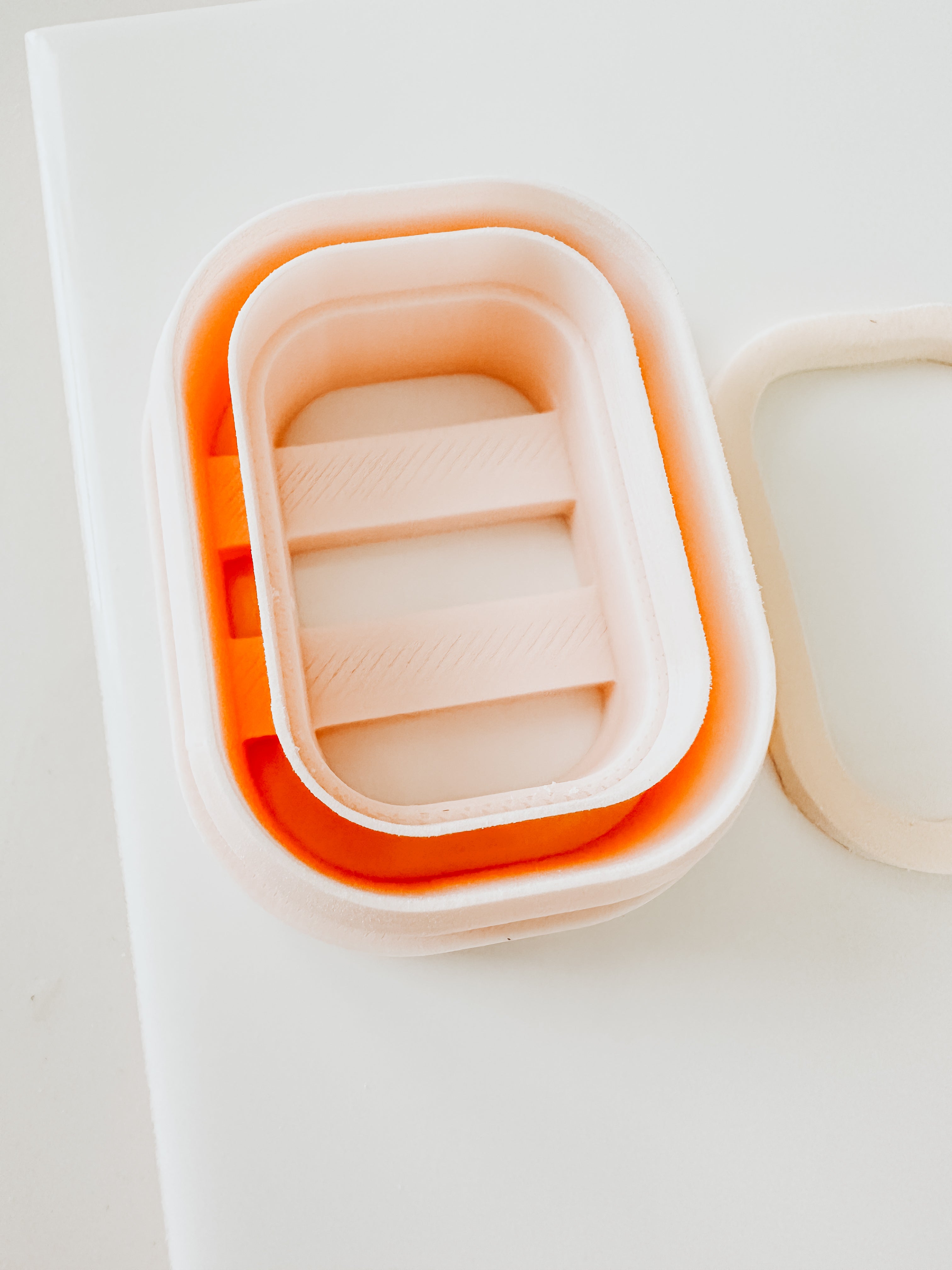 Rounded Rectangular Skinny Link Clay Cutter