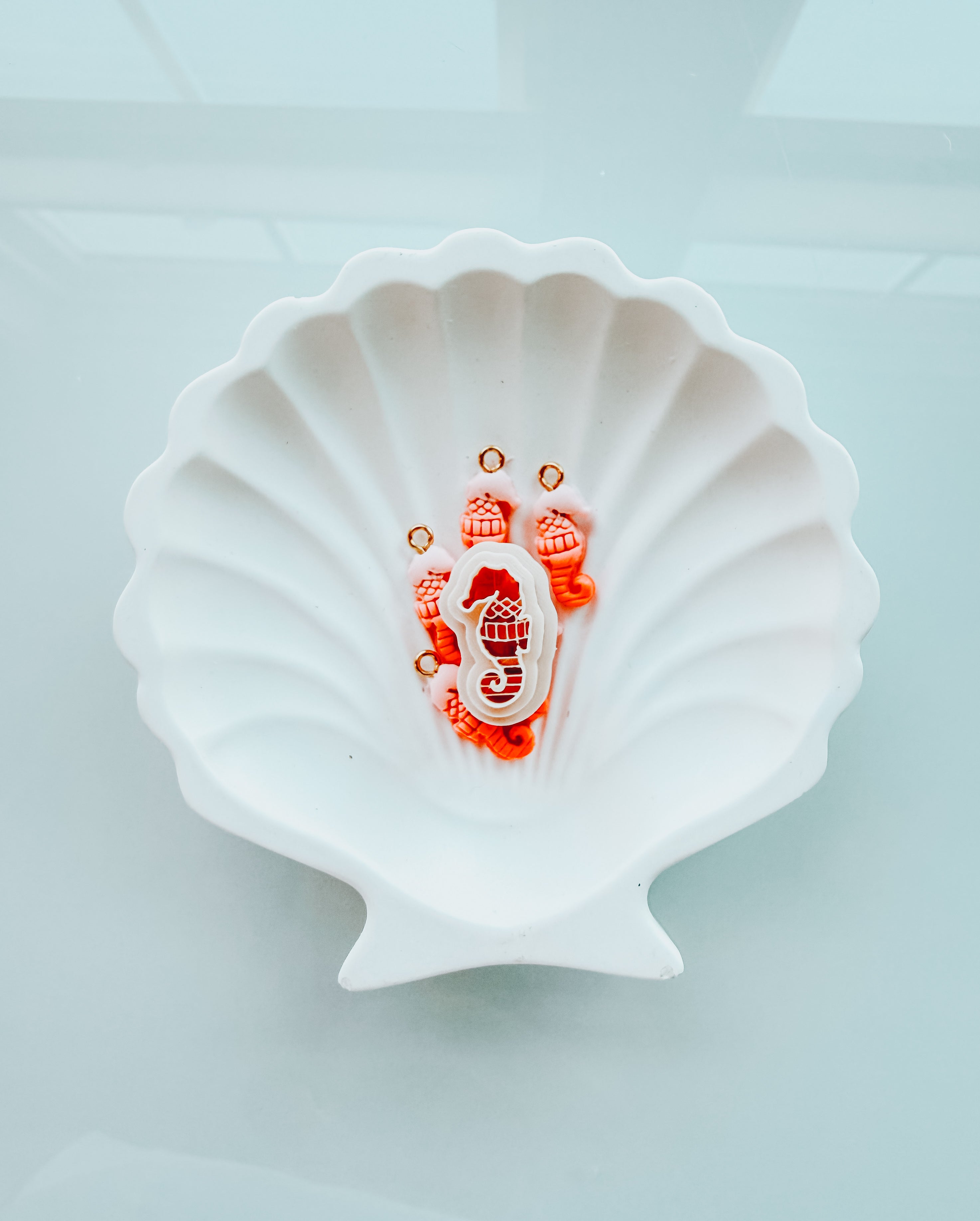 Mini Salty Seahorse Clay Charm Cutter
