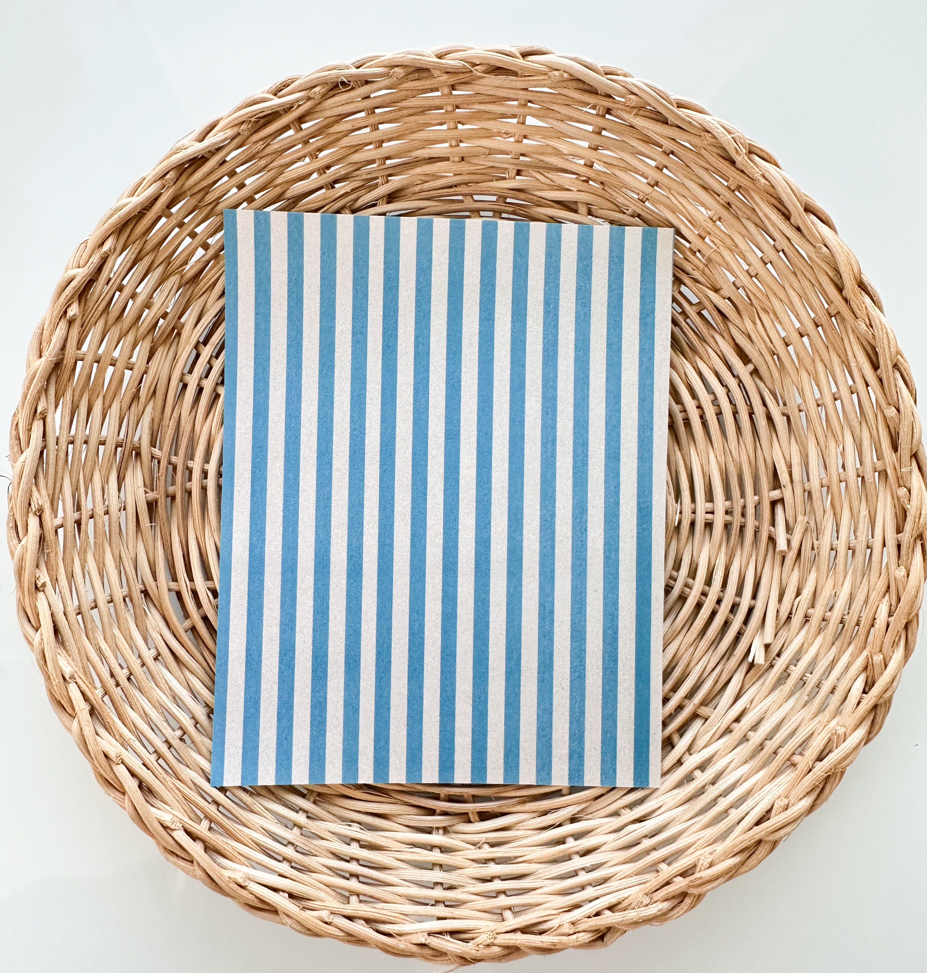 Summer 15 Cornflower Blue Stripes Transfer Paper
