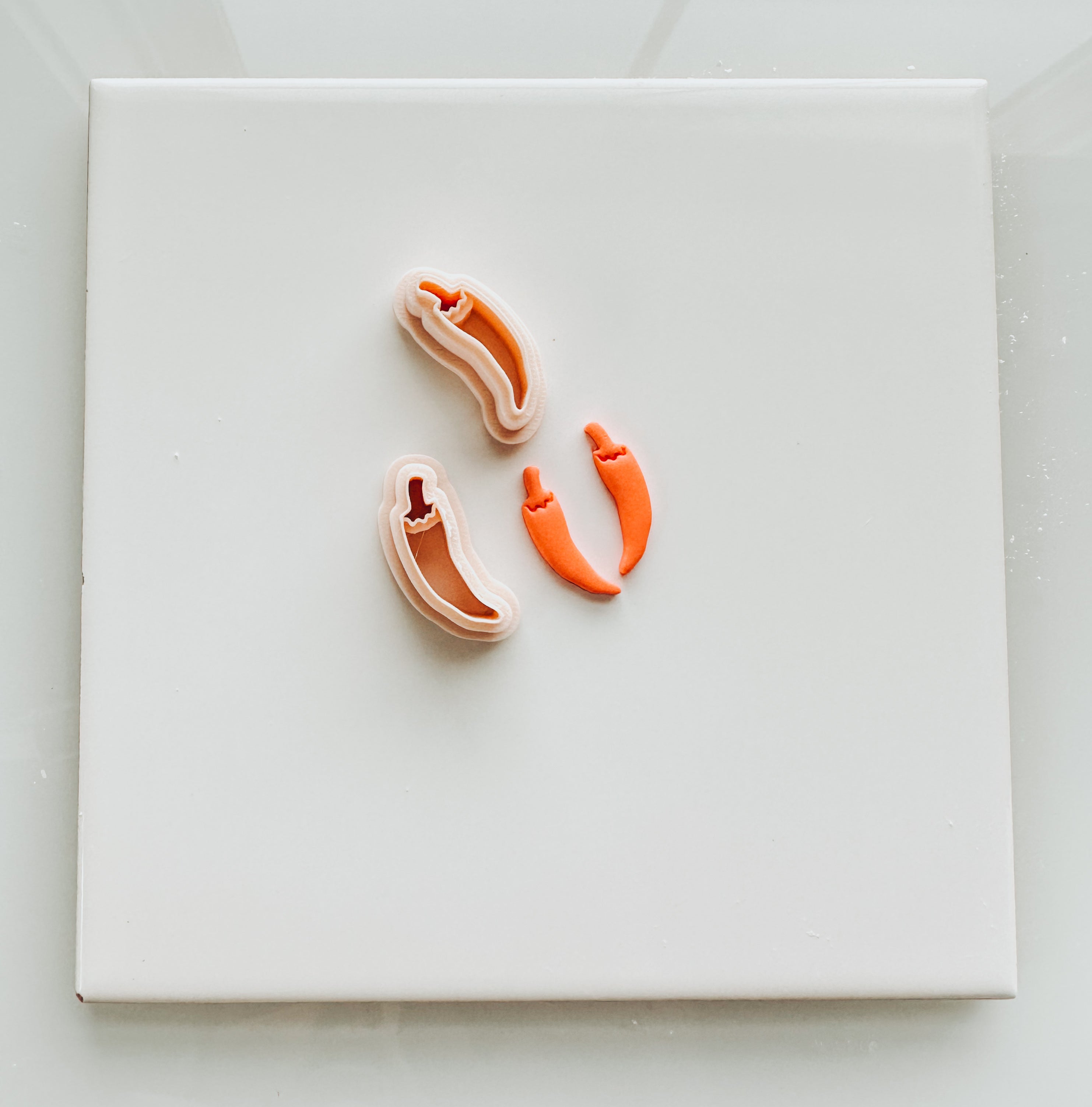 Chili Pepper Set Clay Cutter