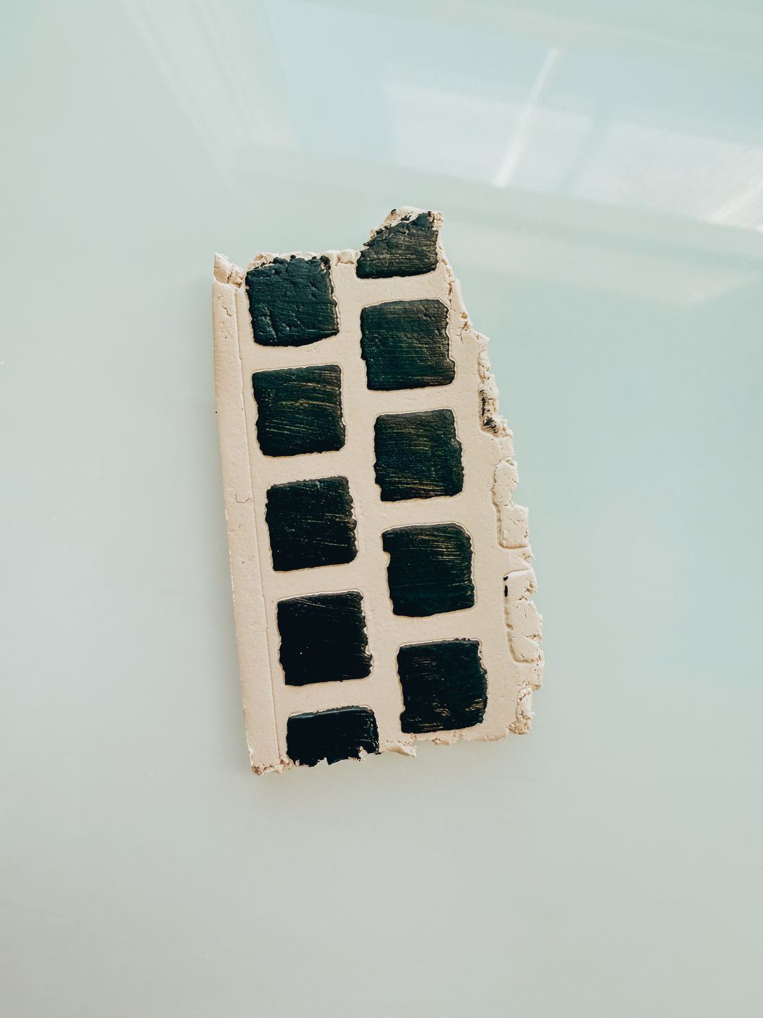 Organic Checkered Stencil