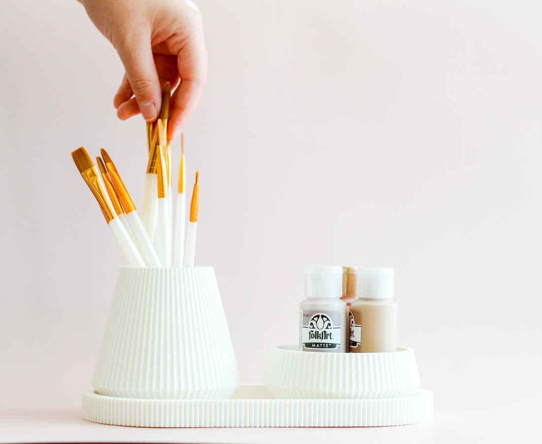 Modern Tray & Bowl STL File For 3d Printing