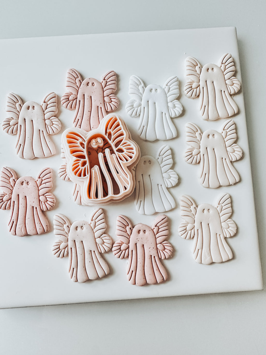 Butterfly Ghosty Halloween Clay Cutters