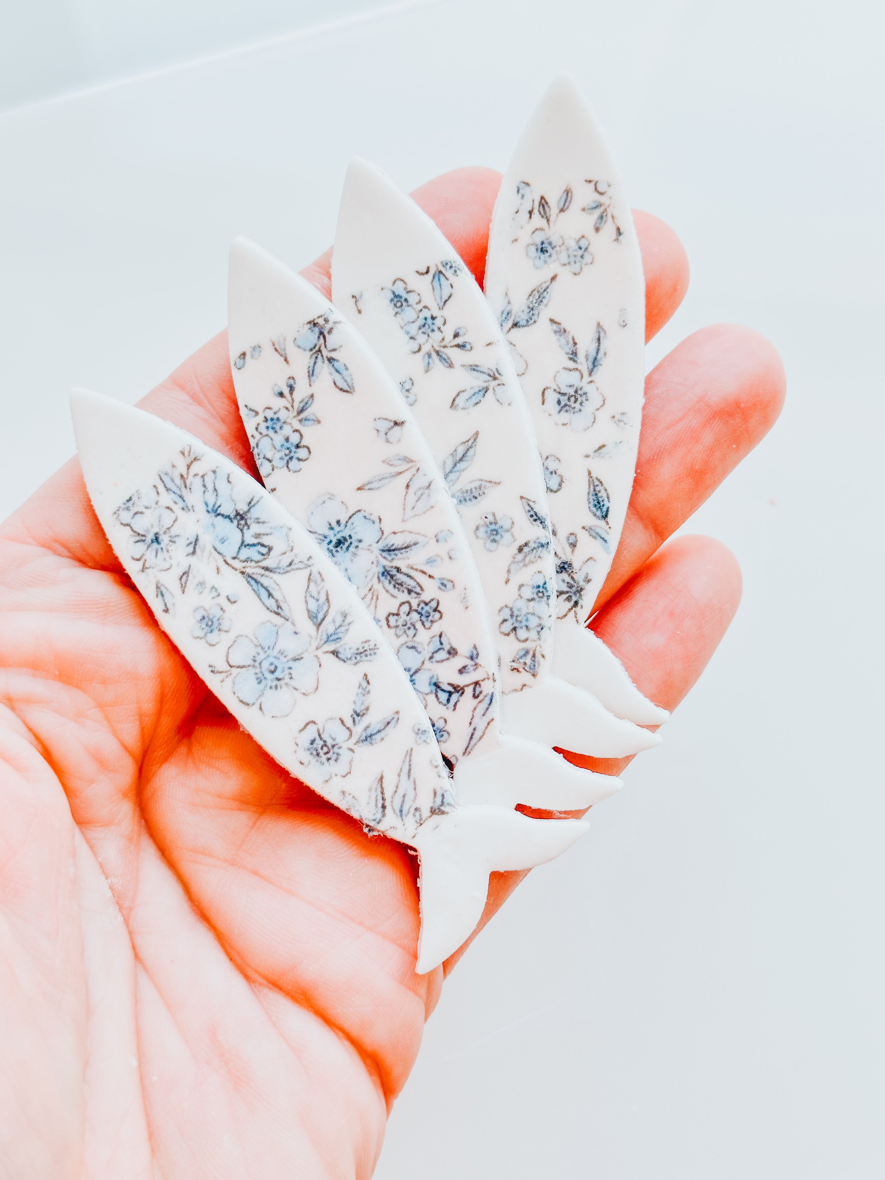 Sardine Outline Key Chain (or small bookmark - add transfer papers!) Clay Cutter