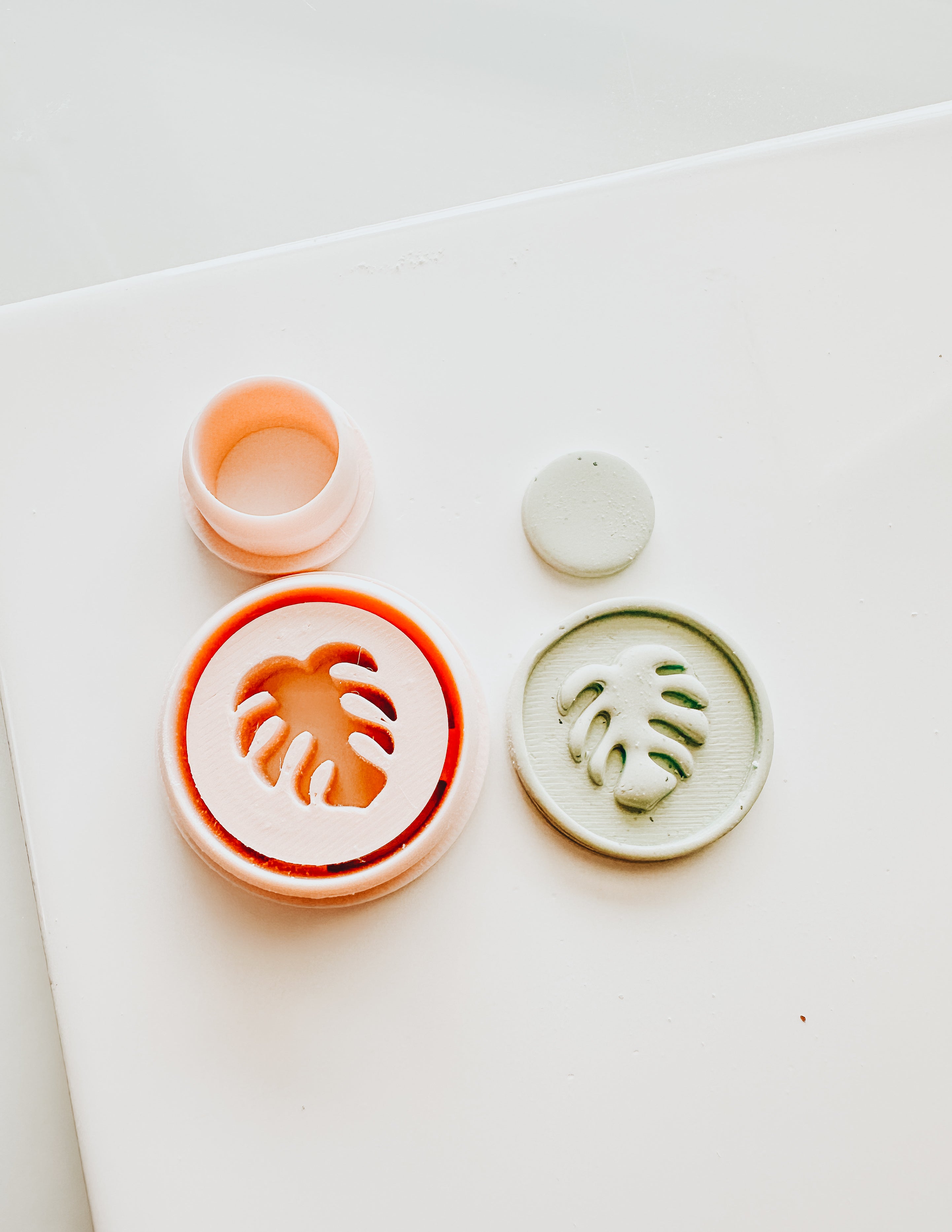 Full Press Monstera Set Clay Cutter