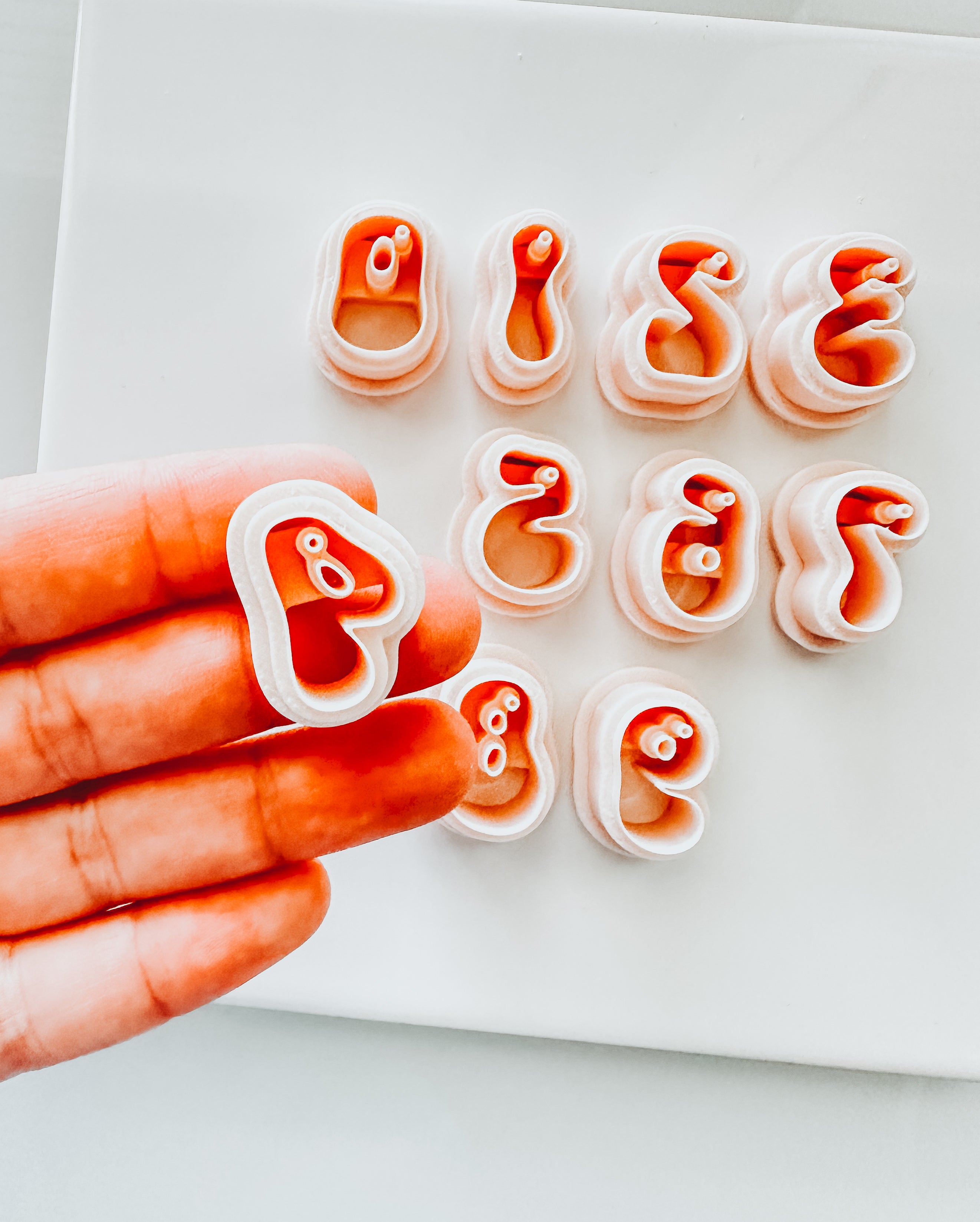 Bubble Number Clay Cutter