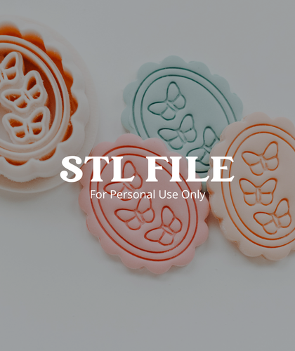 (Digital STL File Only) Triple Butterfly Scallop Clay Cutter