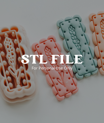 (Digital STL File Only) Spring Girly Bloom Clay Cutter