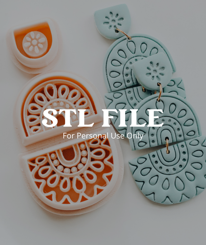 (Digital STL File Only) Melina Boho Summer 3 Piece Clay Cutter