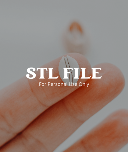 Cowrie Shell STL File - Charm 0.2 NOZZLE NEEDED | PLEASE READ DETAILS BEFORE PURCHASING