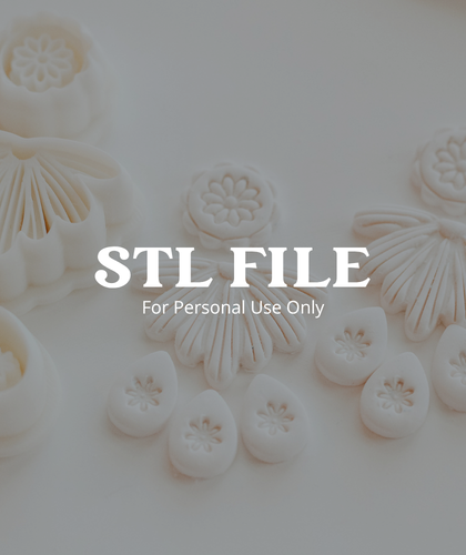 (Digital STL File Only) Meadow Set Clay Earring Cutter