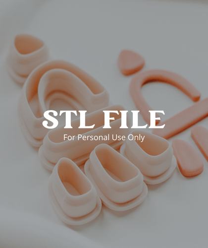 (Digital STL File Only) Lush & Wild 7 - Six Piece Clay Earring Cutter