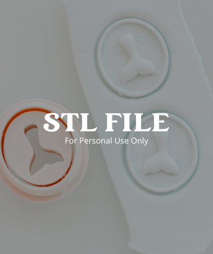 (Digital STL File Only) Full Press Whale Tail Clay Cutter