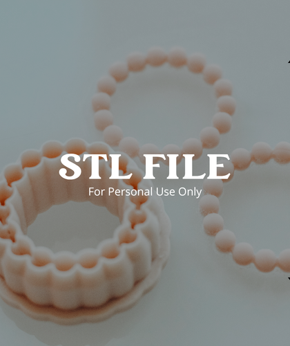 (Digital STL File Only) Circle Bubble Skinny Clay Cutter
