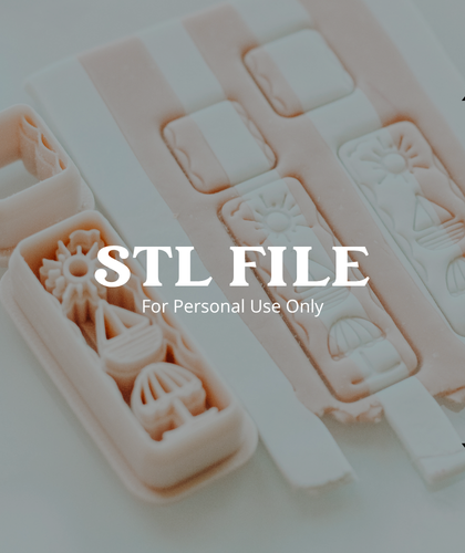 (Digital STL File Only) Beach Day Set Clay Cutter