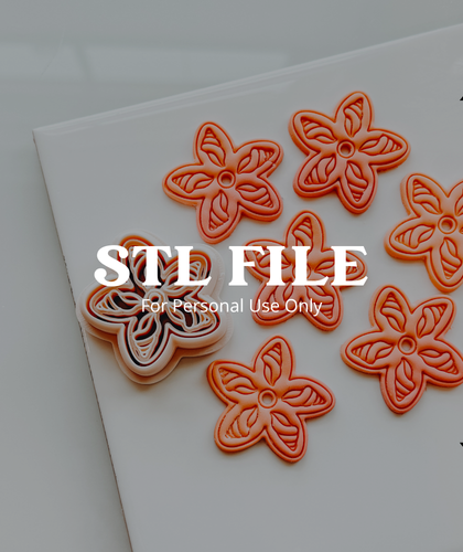 (Digital STL File Only) Kai Spiral Sea Shell Flower Clay Cutter