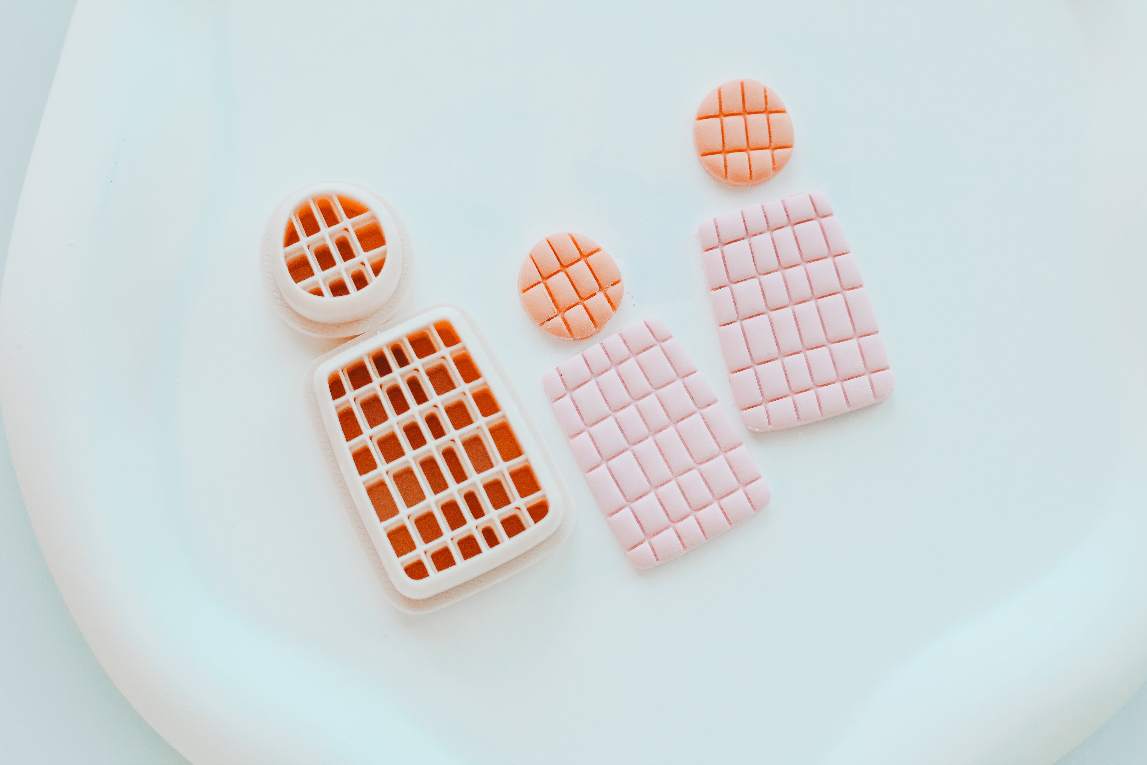 Summer Picnic Checkered Clay Cutter Set