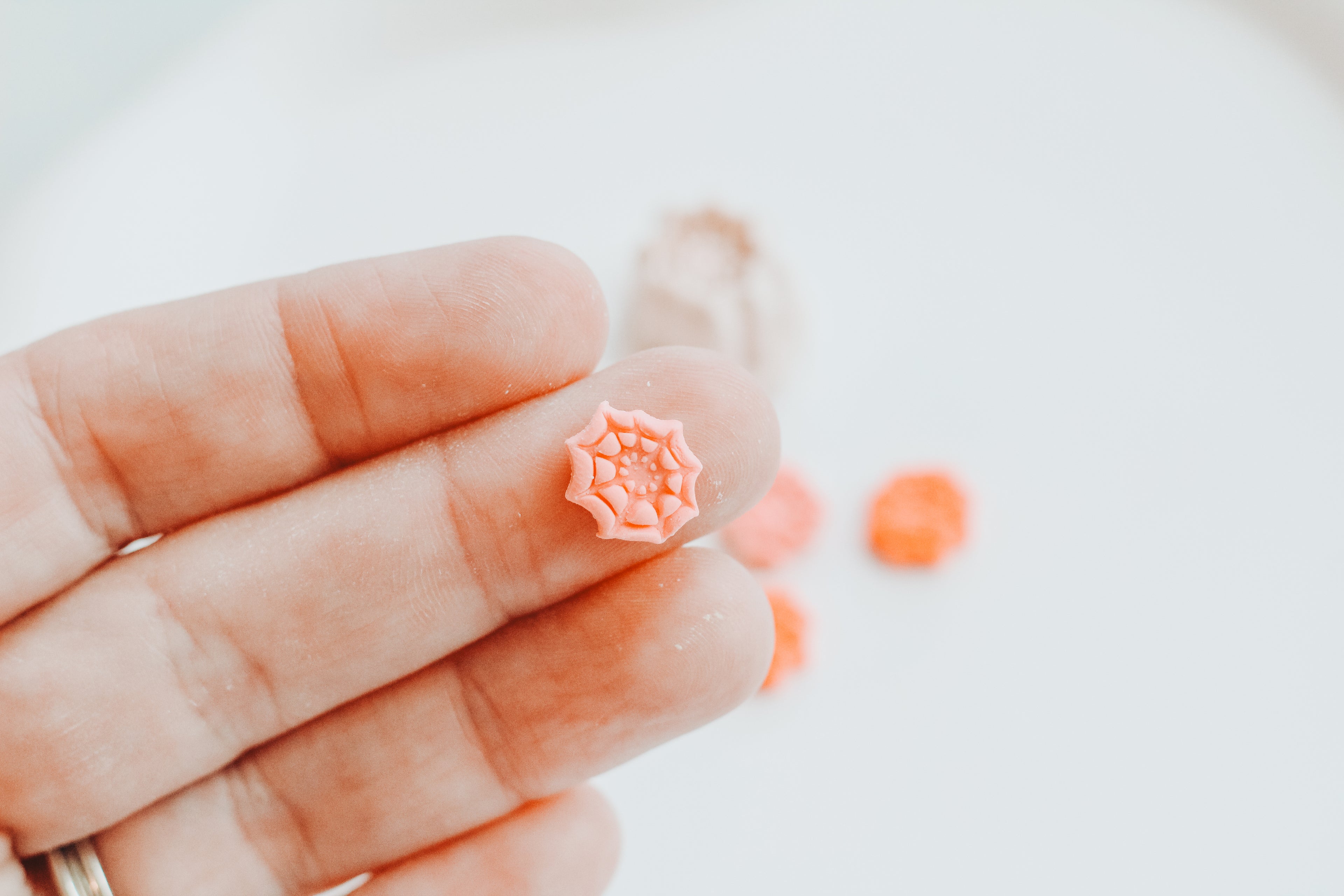 Tiny Spider Web Two Pack Precision Clay Earring Cutter