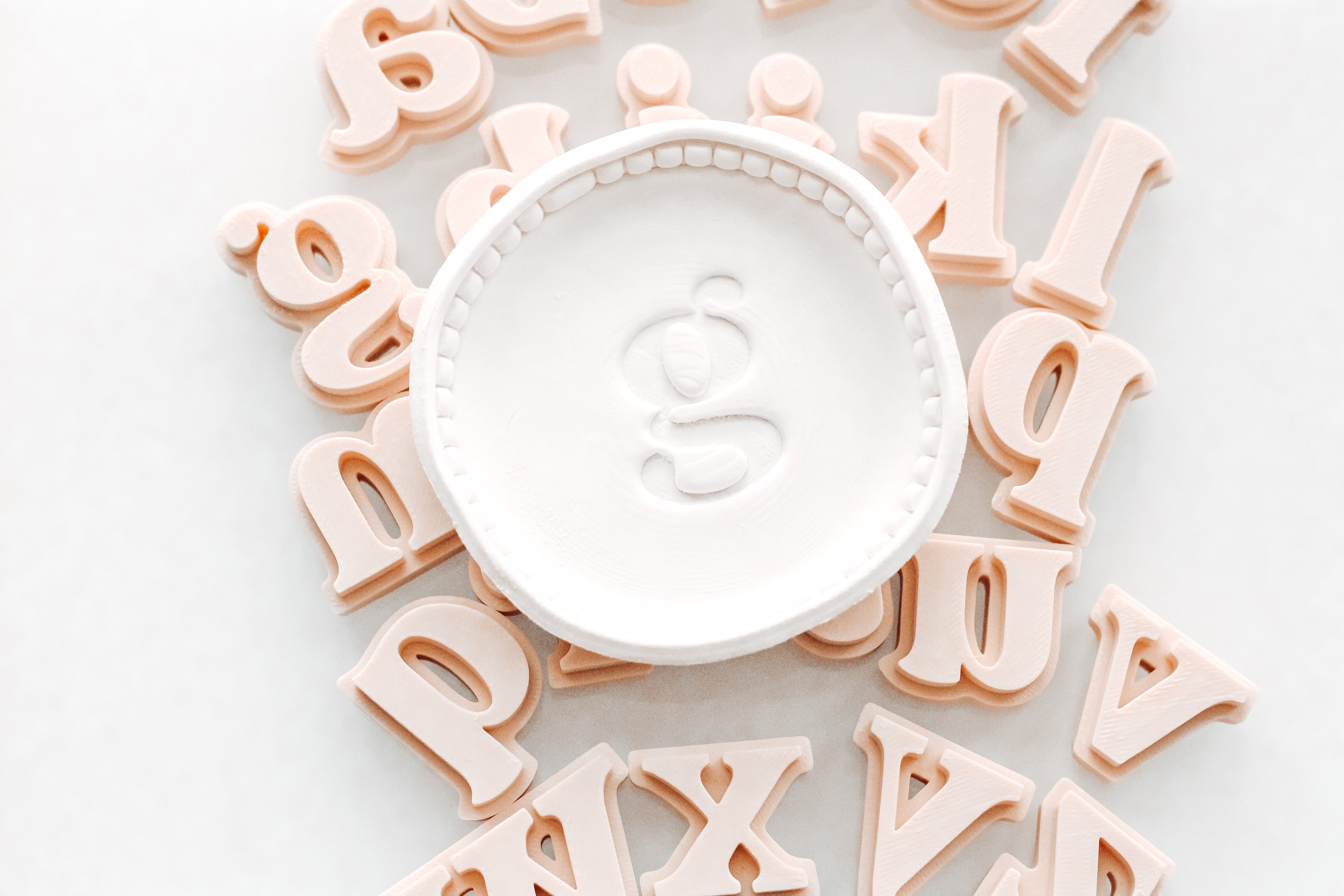 FULLE SET Lower Case Letter Stamps For Clay - 1.50 Inches