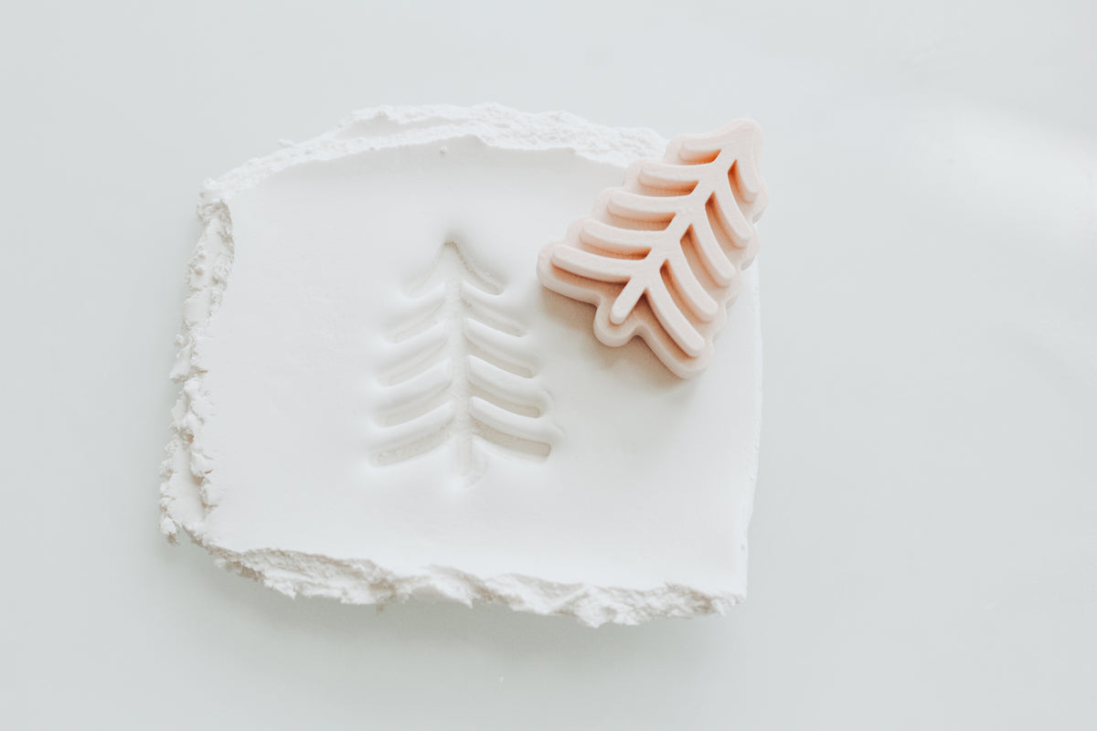 Whispy Winter Tree Stamp For Clay