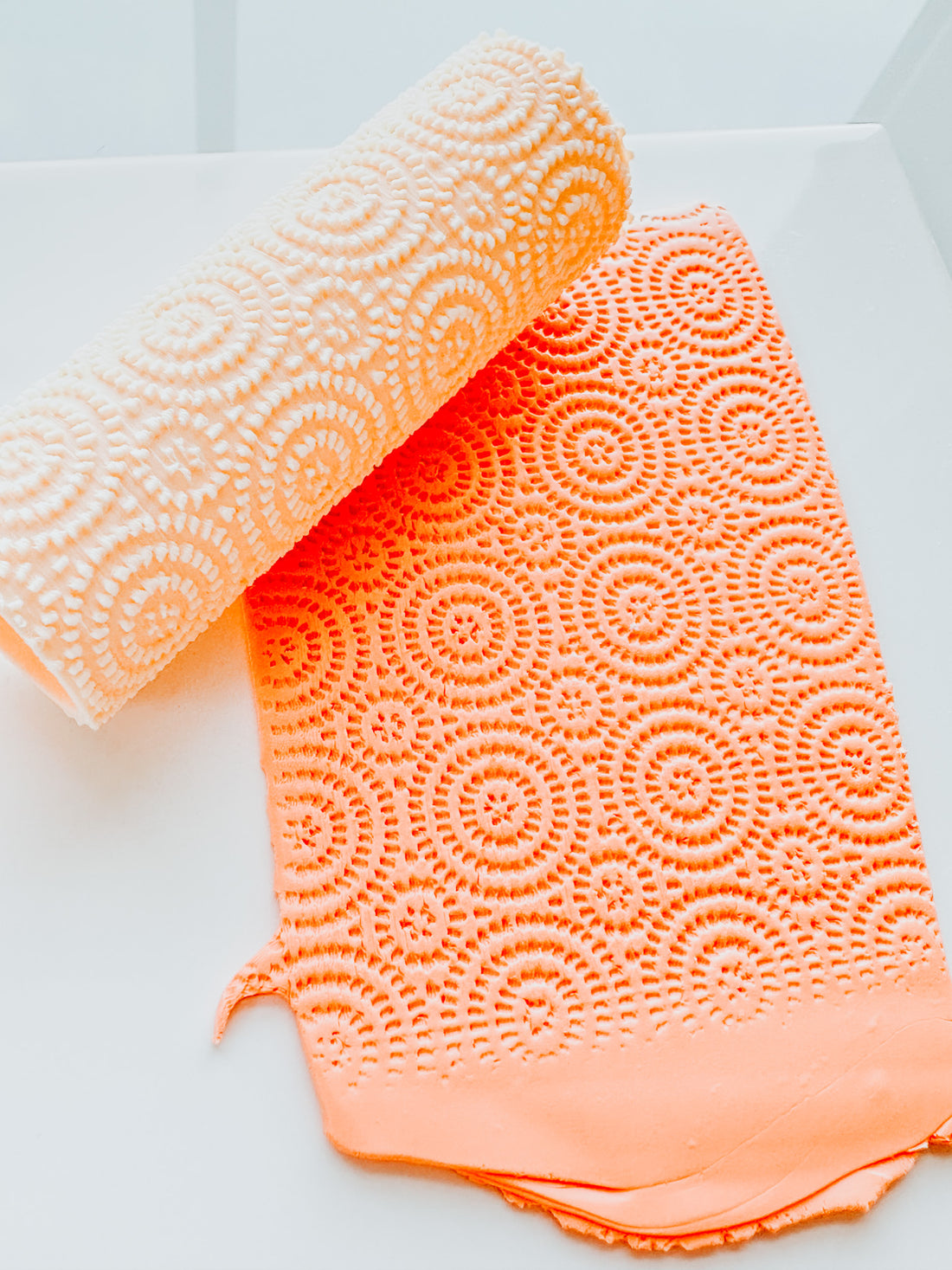 Scallop Swirl Clay Texture Roller